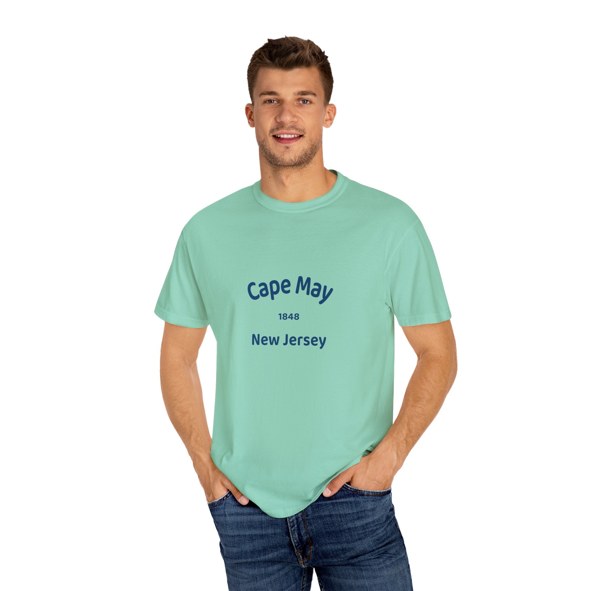 Cape May Heritage T-shirt, Vintage Style Tee, Unisex Casual Wear, NJ Vacation Souvenir, Gift for Travelers, Coastal Fashion, Summer Apparel