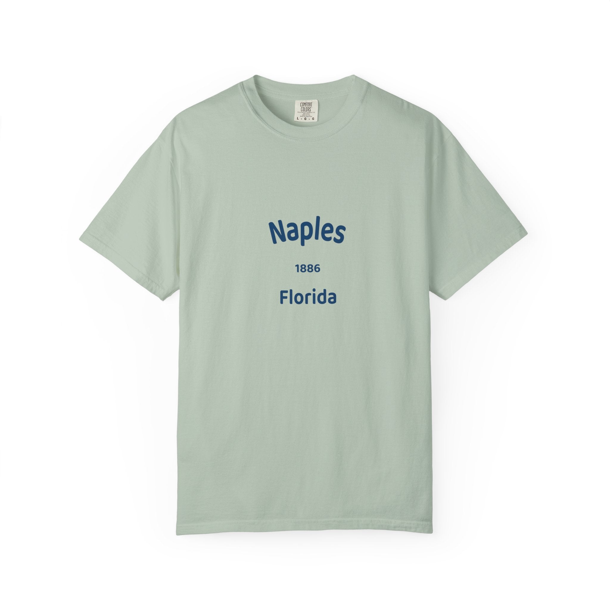 Vintage Naples Florida T-Shirt, Unisex Garment-Dyed Tee, Casual Wear, Summer Vacation, Gift for Travelers, Coastal Style