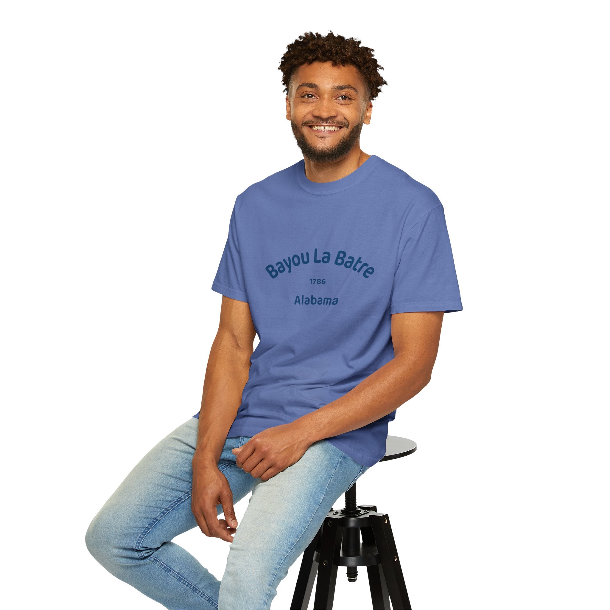 Bayou La Batre T-Shirt, Unisex Garment-Dyed Tee, Coastal Souvenir Shirt, Casual Summer Wear, Gift for Beach Lovers