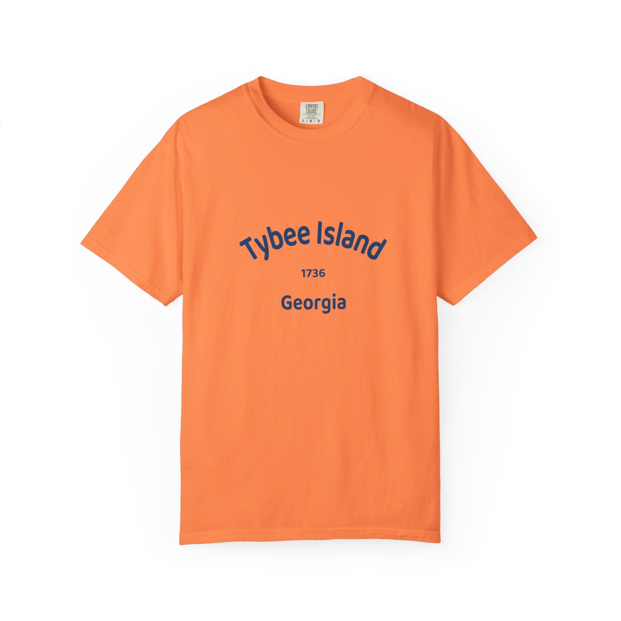 Tybee Island Garment-Dyed T-shirt | Coastal Vibe Tee for Beach Lovers, Summer Wear, Vacation Top, Gift for Travelers, Casual Style
