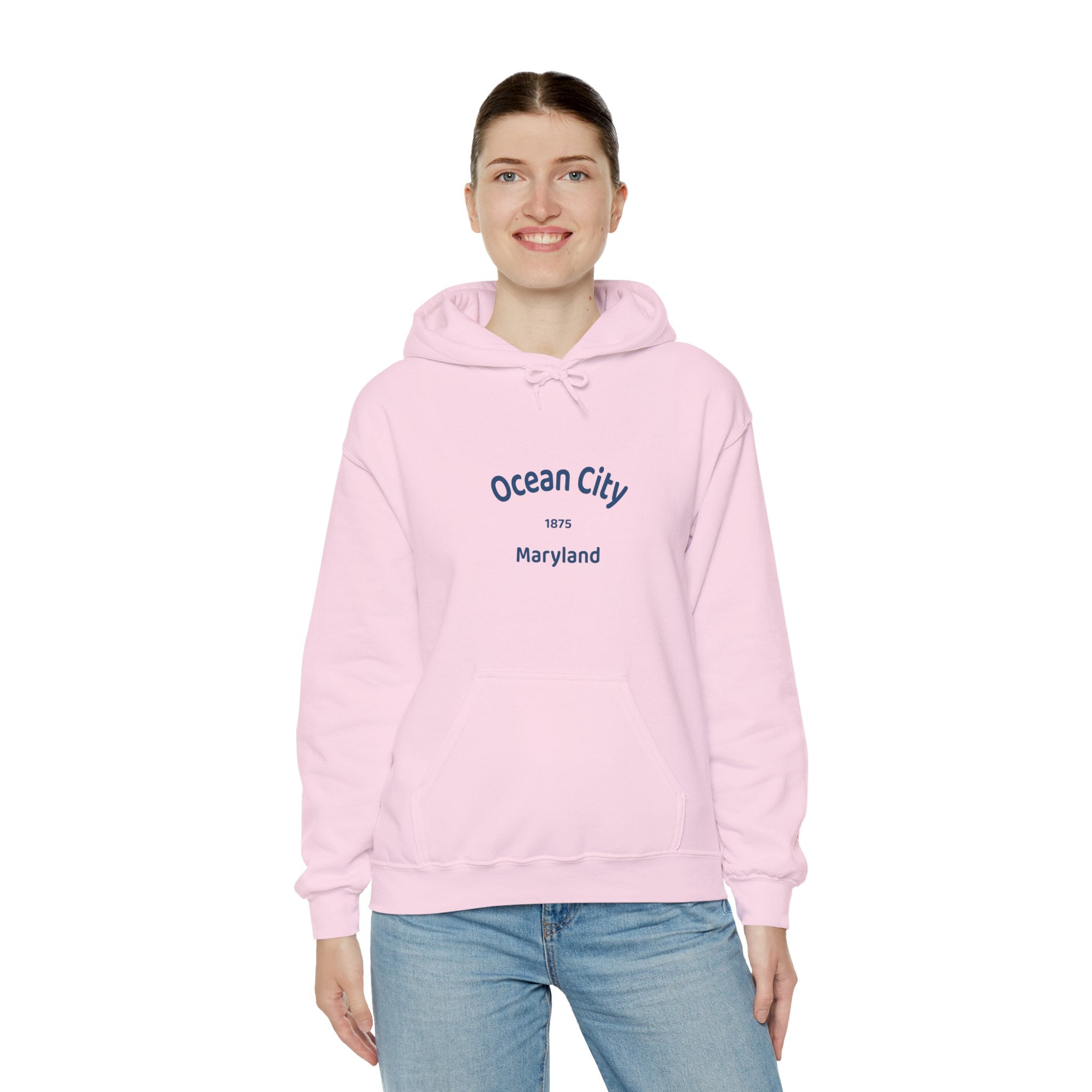 Ocean City Unisex Heavy Blend Hoodie | Cozy Sweatshirt for Beach Lovers | Birthday Gift, Travel Souvenir, Casual Wear