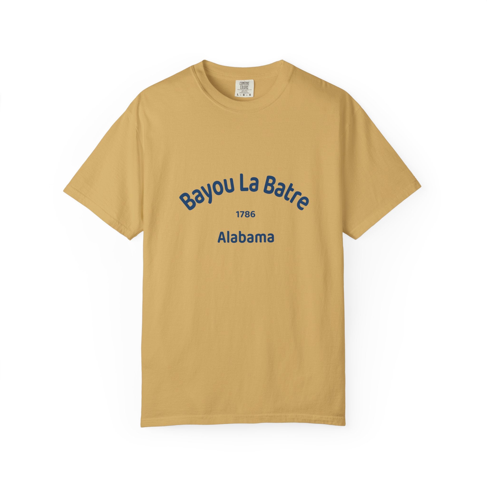 Bayou La Batre T-Shirt, Unisex Garment-Dyed Tee, Coastal Souvenir Shirt, Casual Summer Wear, Gift for Beach Lovers