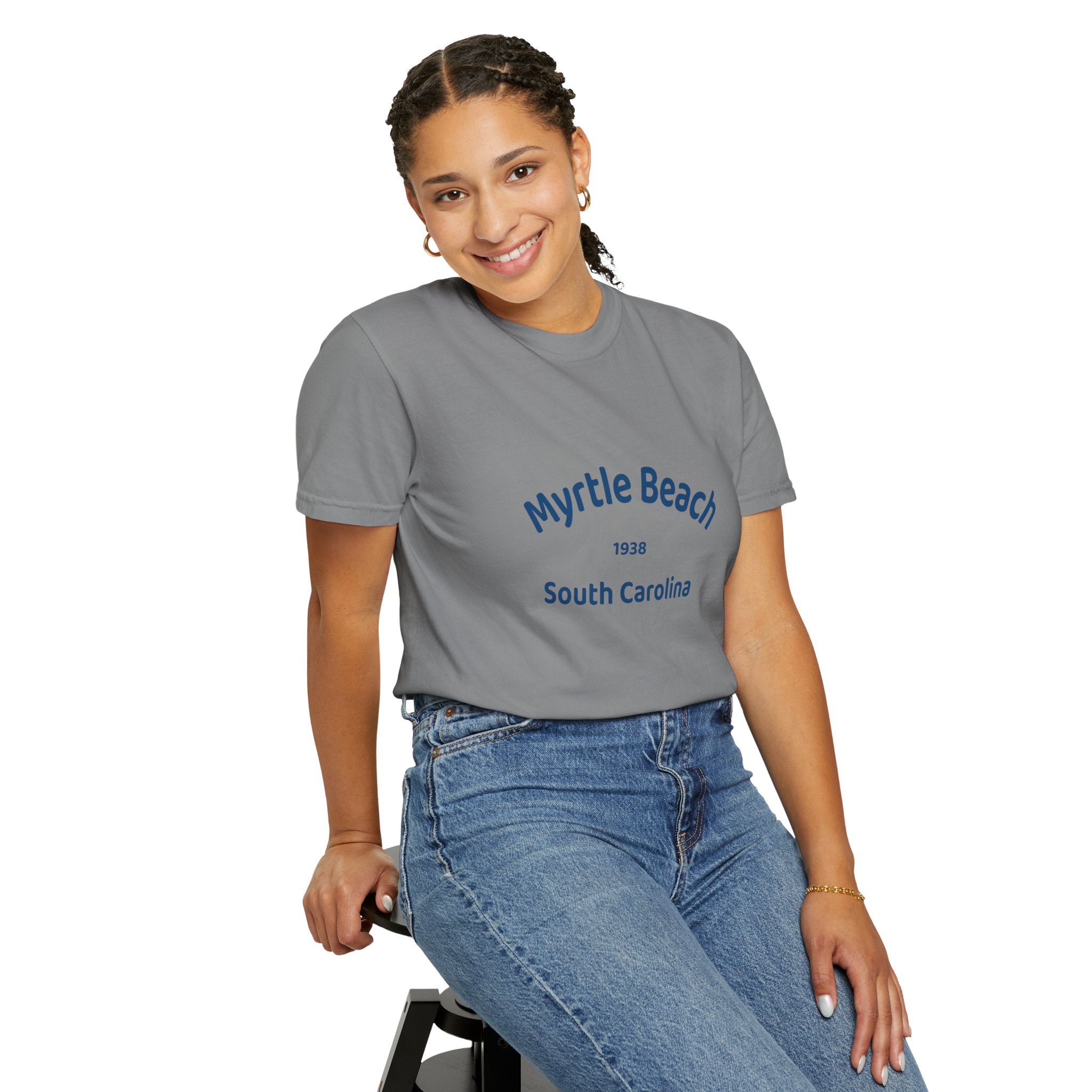 Myrtle Beach Unisex T-shirt, Relaxed Fit Tee, Vacation Souvenir Shirt, Casual Wear, Beach Lover Gift, Summer Attire