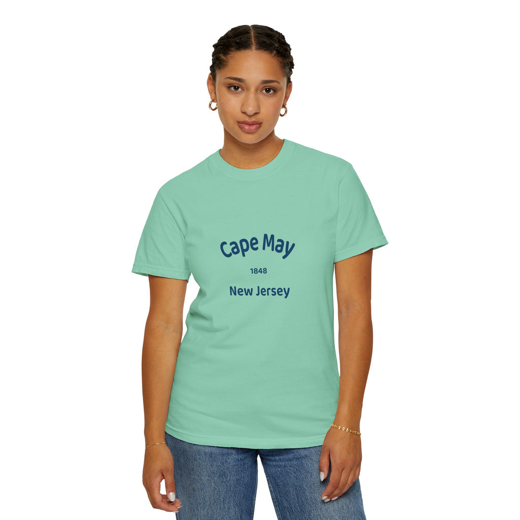 Cape May Heritage T-shirt, Vintage Style Tee, Unisex Casual Wear, NJ Vacation Souvenir, Gift for Travelers, Coastal Fashion, Summer Apparel