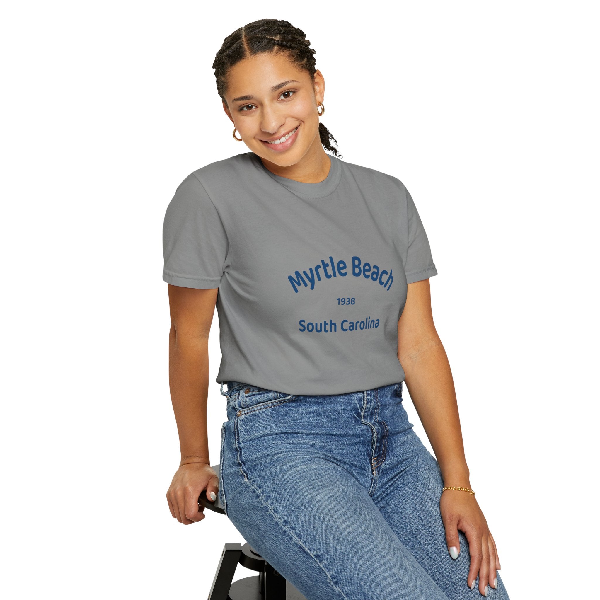Myrtle Beach Unisex T-shirt, Relaxed Fit Tee, Vacation Souvenir Shirt, Casual Wear, Beach Lover Gift, Summer Attire