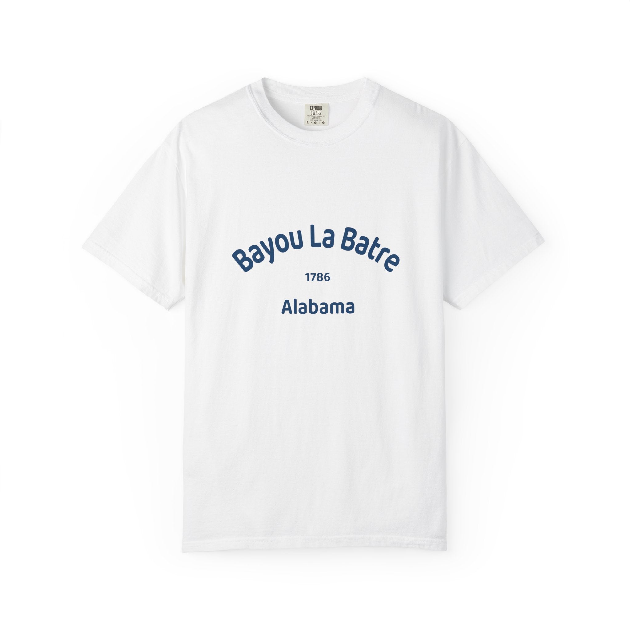 Bayou La Batre T-Shirt, Unisex Garment-Dyed Tee, Coastal Souvenir Shirt, Casual Summer Wear, Gift for Beach Lovers