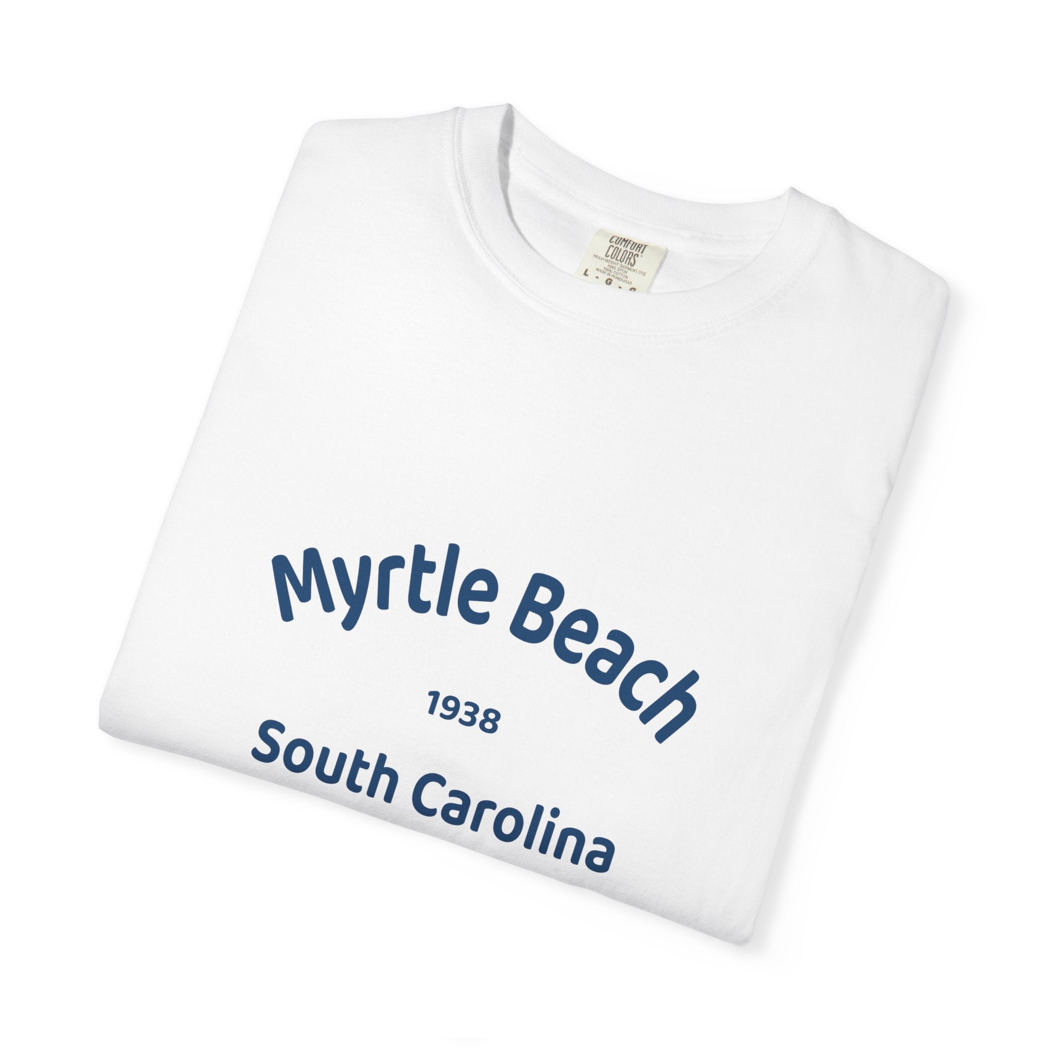 Myrtle Beach Unisex T-shirt, Relaxed Fit Tee, Vacation Souvenir Shirt, Casual Wear, Beach Lover Gift, Summer Attire