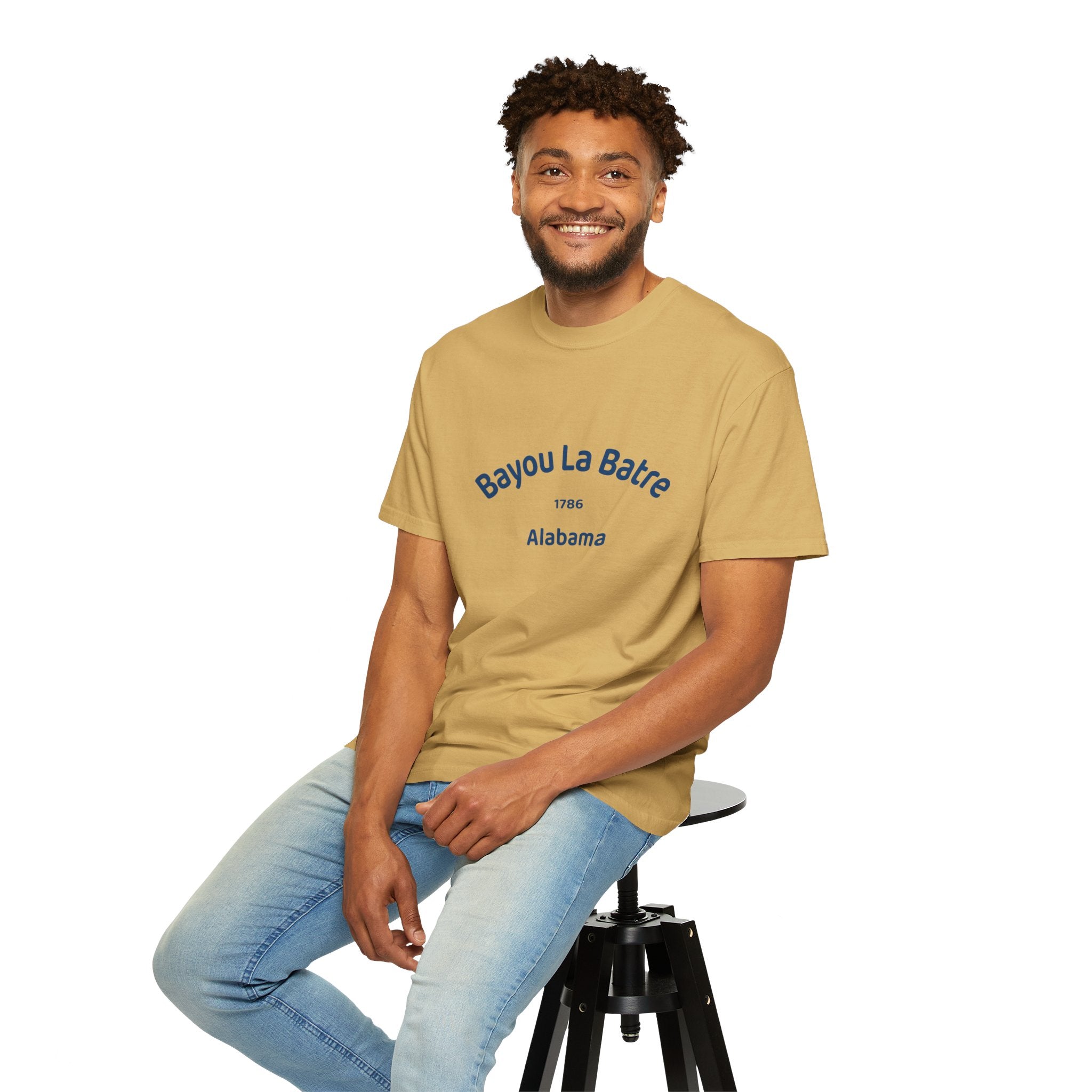 Bayou La Batre T-Shirt, Unisex Garment-Dyed Tee, Coastal Souvenir Shirt, Casual Summer Wear, Gift for Beach Lovers