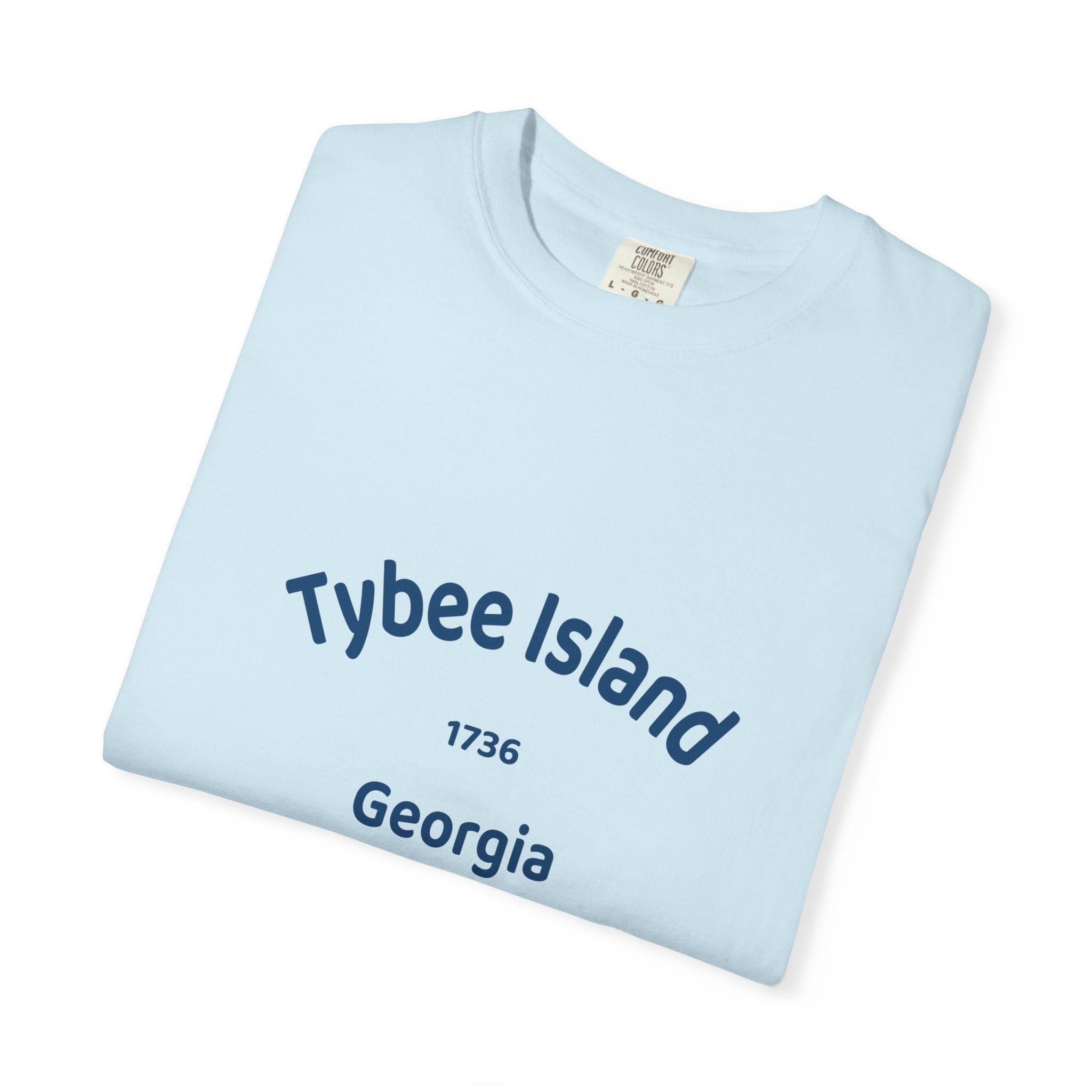Tybee Island Garment-Dyed T-shirt | Coastal Vibe Tee for Beach Lovers, Summer Wear, Vacation Top, Gift for Travelers, Casual Style