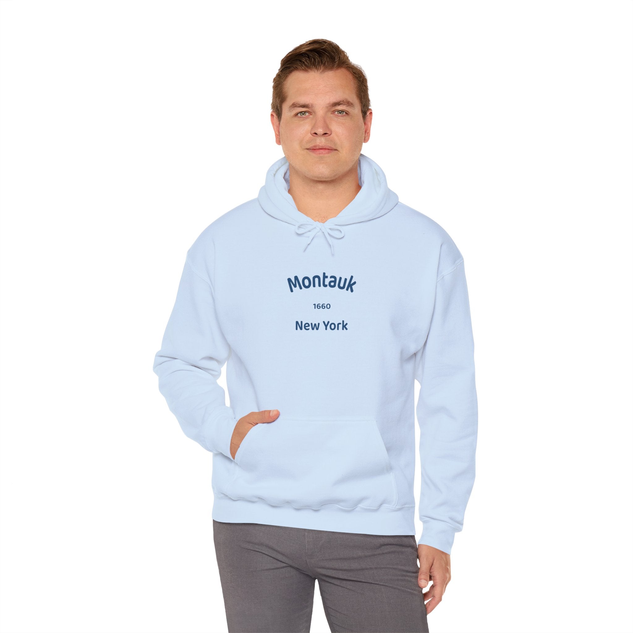 Montauk Sweatshirt: Cozy Unisex Hooded Sweatshirt for Year-Round Comfort, Perfect for Travel, Casual Outings, and Gift-Giving