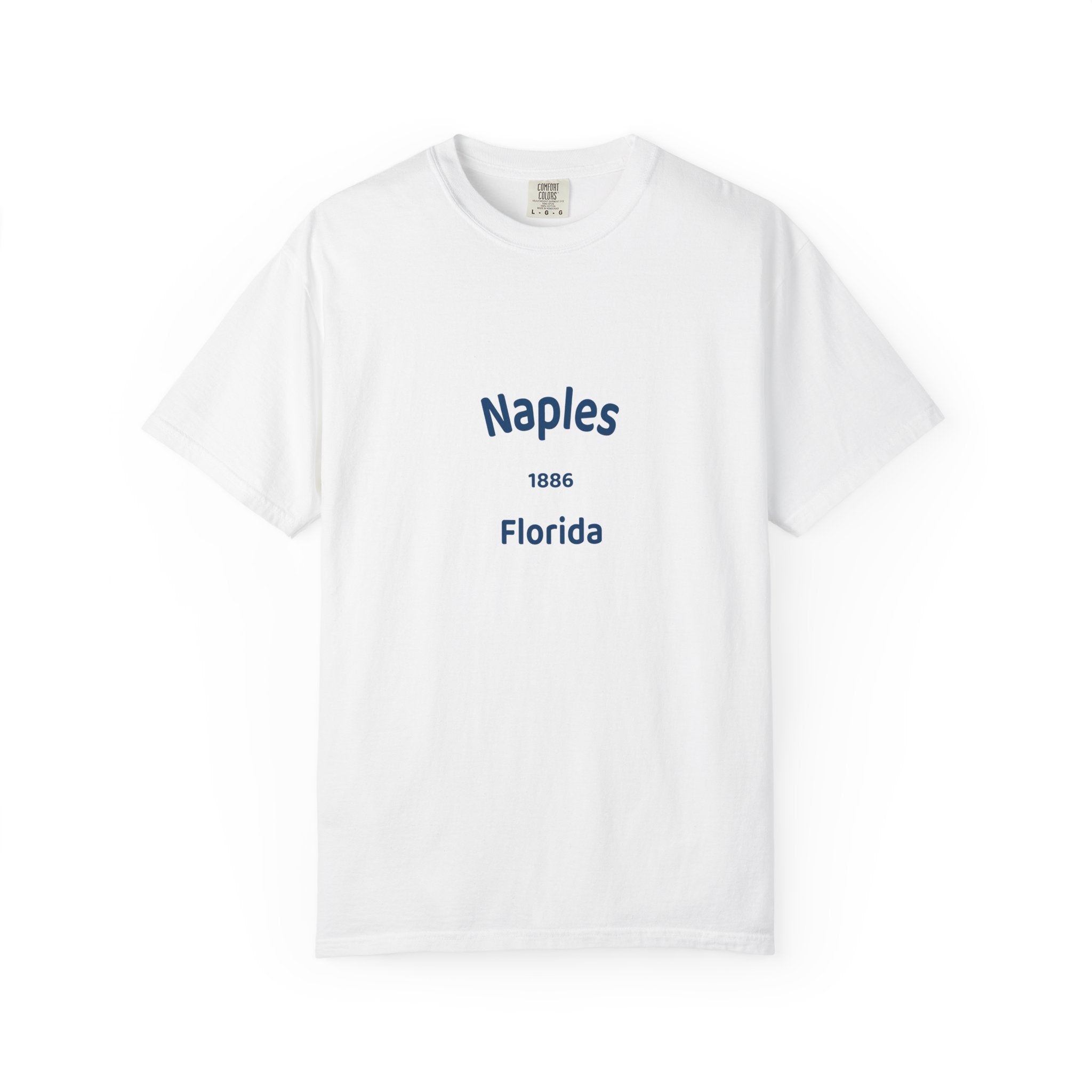 Vintage Naples Florida T-Shirt, Unisex Garment-Dyed Tee, Casual Wear, Summer Vacation, Gift for Travelers, Coastal Style