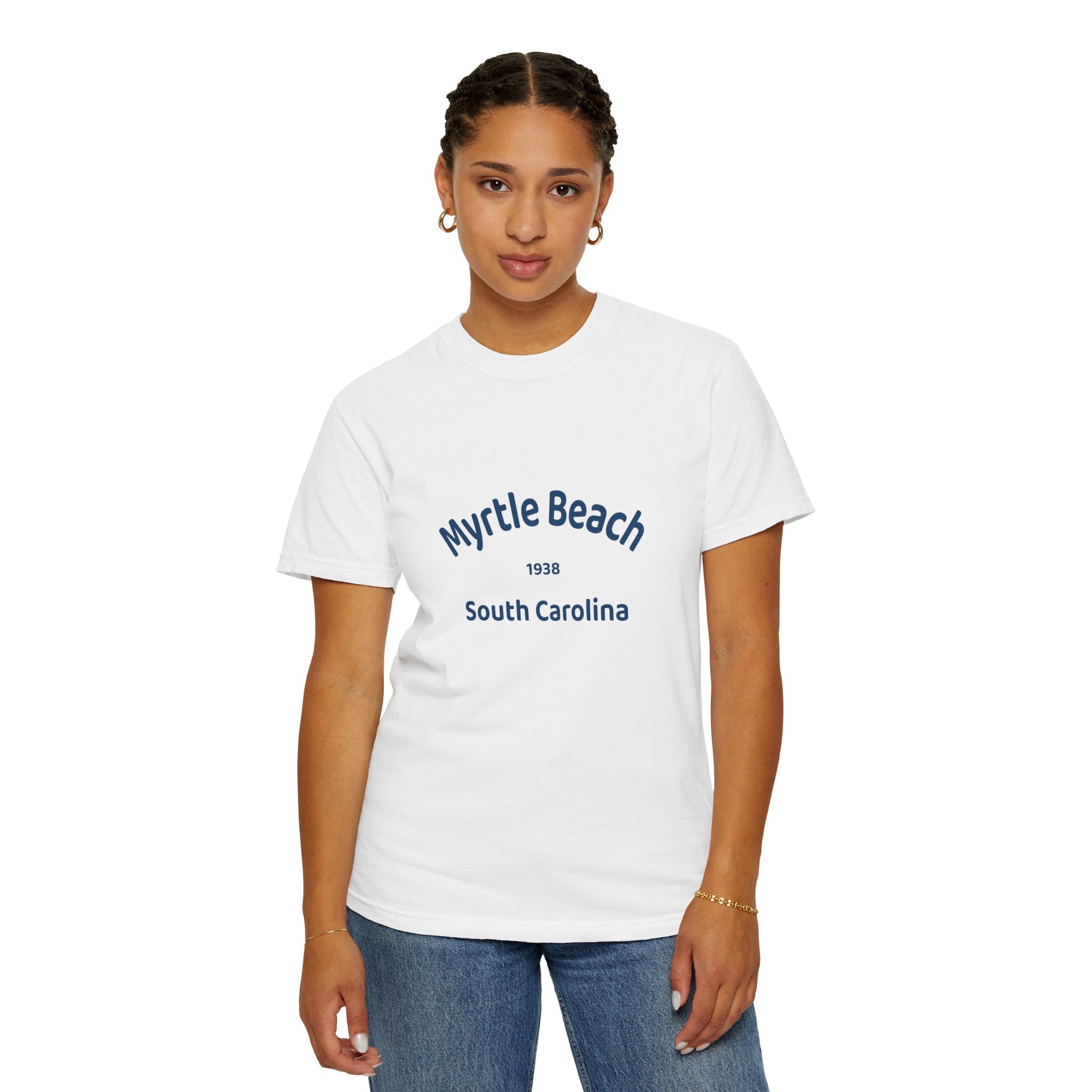 Myrtle Beach Unisex T-shirt, Relaxed Fit Tee, Vacation Souvenir Shirt, Casual Wear, Beach Lover Gift, Summer Attire