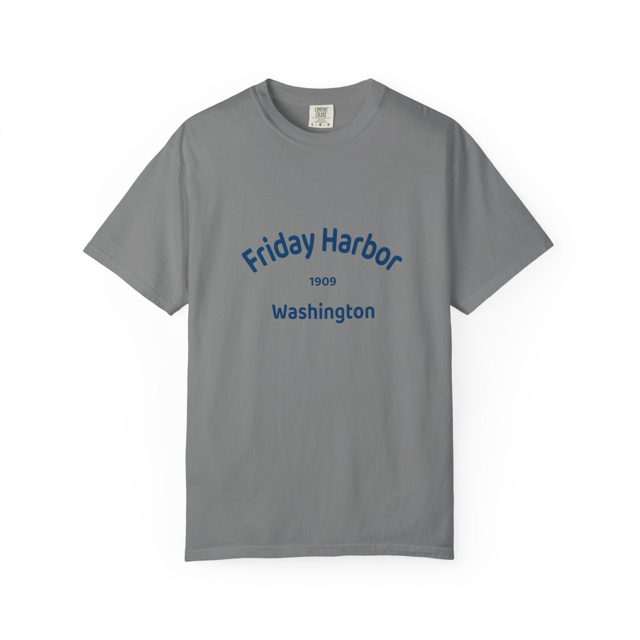 Friday Harbor Unisex Garment-Dyed T-shirt, Casual Wear, Travel Souvenir, Gift for Him/Her, Vintage Style Tee