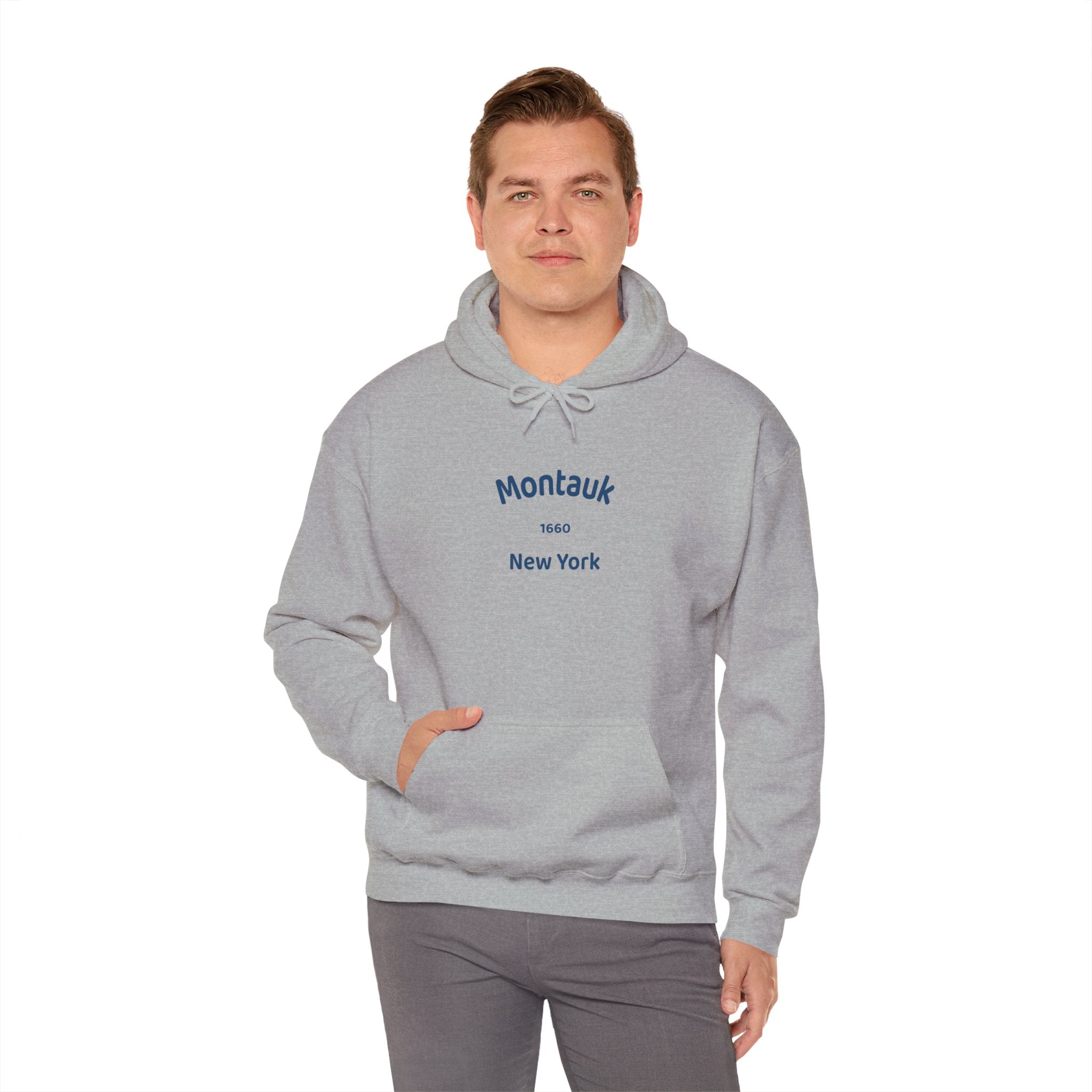 Montauk Sweatshirt: Cozy Unisex Hooded Sweatshirt for Year-Round Comfort, Perfect for Travel, Casual Outings, and Gift-Giving