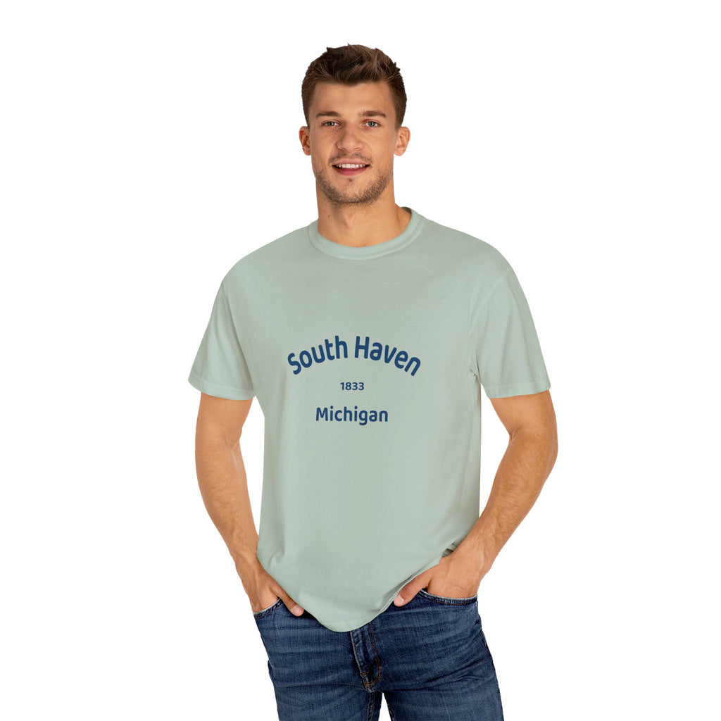 South Haven Vintage Unisex T-Shirt, Casual Summer Tee, Beach Wear, Michigan Souvenir, Gift for Him/Her