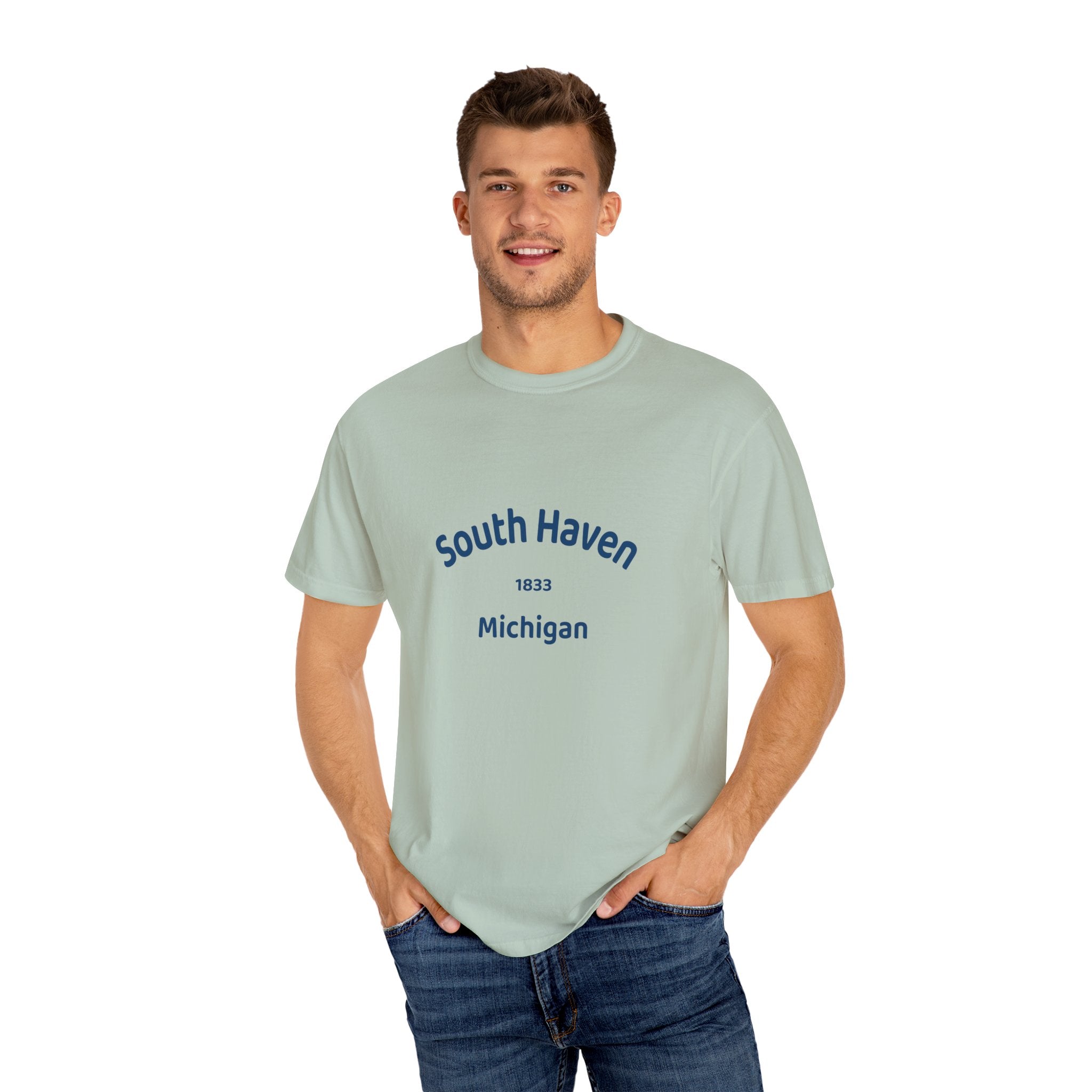 South Haven Vintage Unisex T-Shirt, Casual Summer Tee, Beach Wear, Michigan Souvenir, Gift for Him/Her