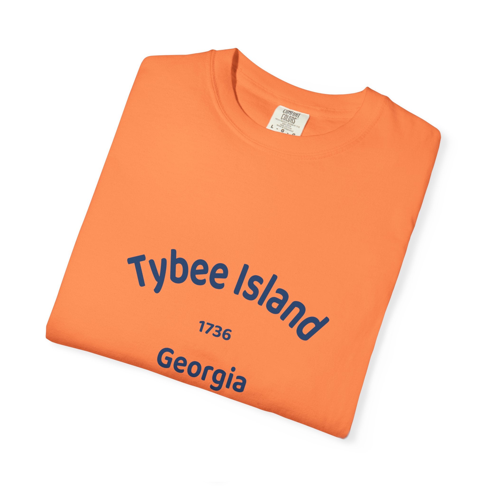 Tybee Island Garment-Dyed T-shirt | Coastal Vibe Tee for Beach Lovers, Summer Wear, Vacation Top, Gift for Travelers, Casual Style