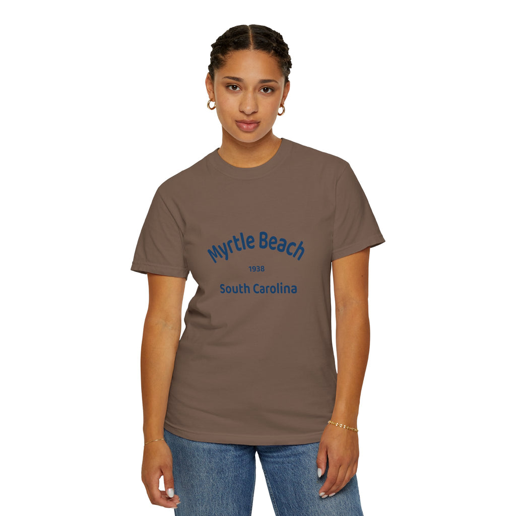 Myrtle Beach Unisex T-shirt, Relaxed Fit Tee, Vacation Souvenir Shirt, Casual Wear, Beach Lover Gift, Summer Attire