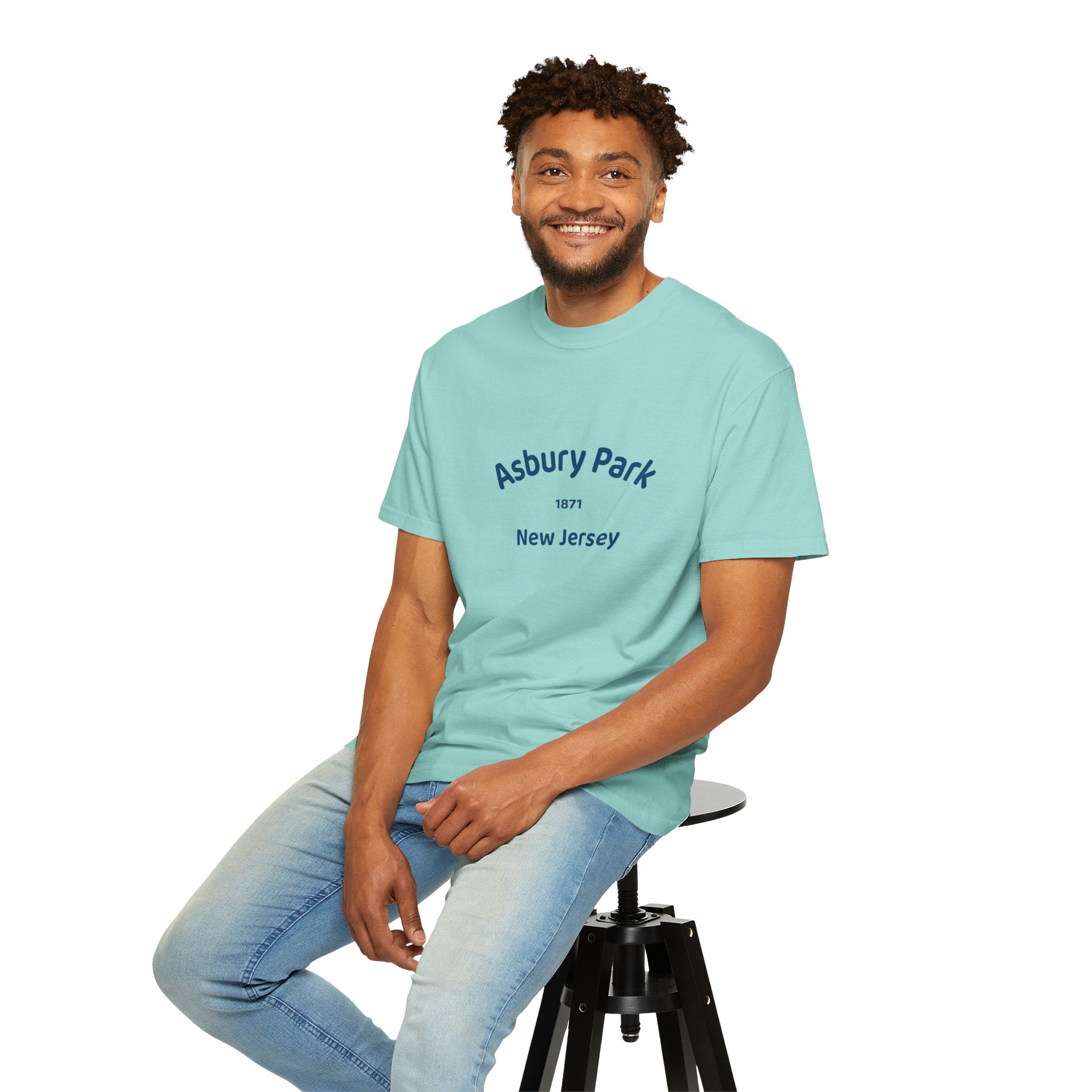Asbury Park Vintage T-Shirt, Soft Cotton Tee, Retro Beachwear, Gift for Sea Lovers, Casual Summer Outfit, Unisex Graphic Tee