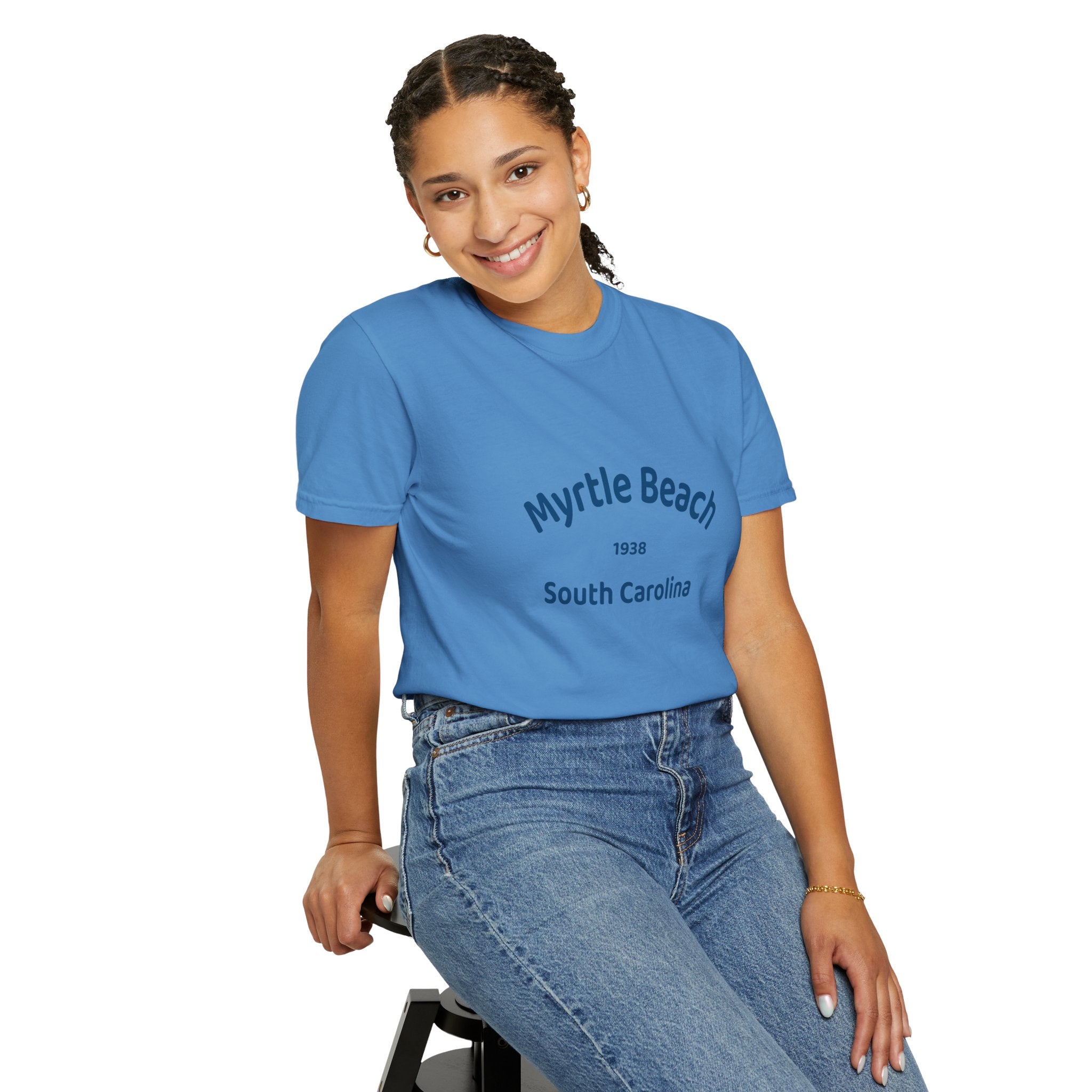 Myrtle Beach Unisex T-shirt, Relaxed Fit Tee, Vacation Souvenir Shirt, Casual Wear, Beach Lover Gift, Summer Attire
