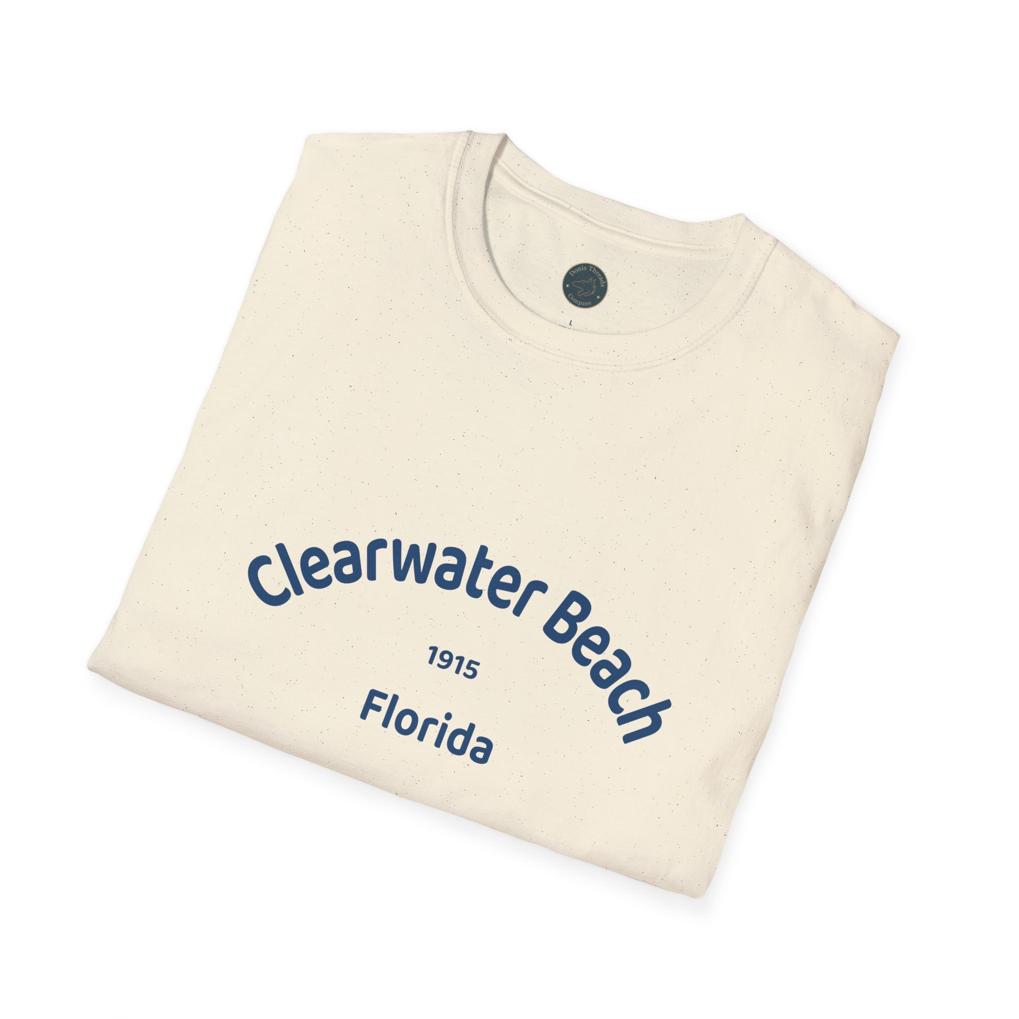 Clearwater Beach Unisex T-Shirt, Softstyle Tee, Summer Wear, Beach Vacation Shirt, Casual Family Outing Apparel, Gift for Beach Lovers