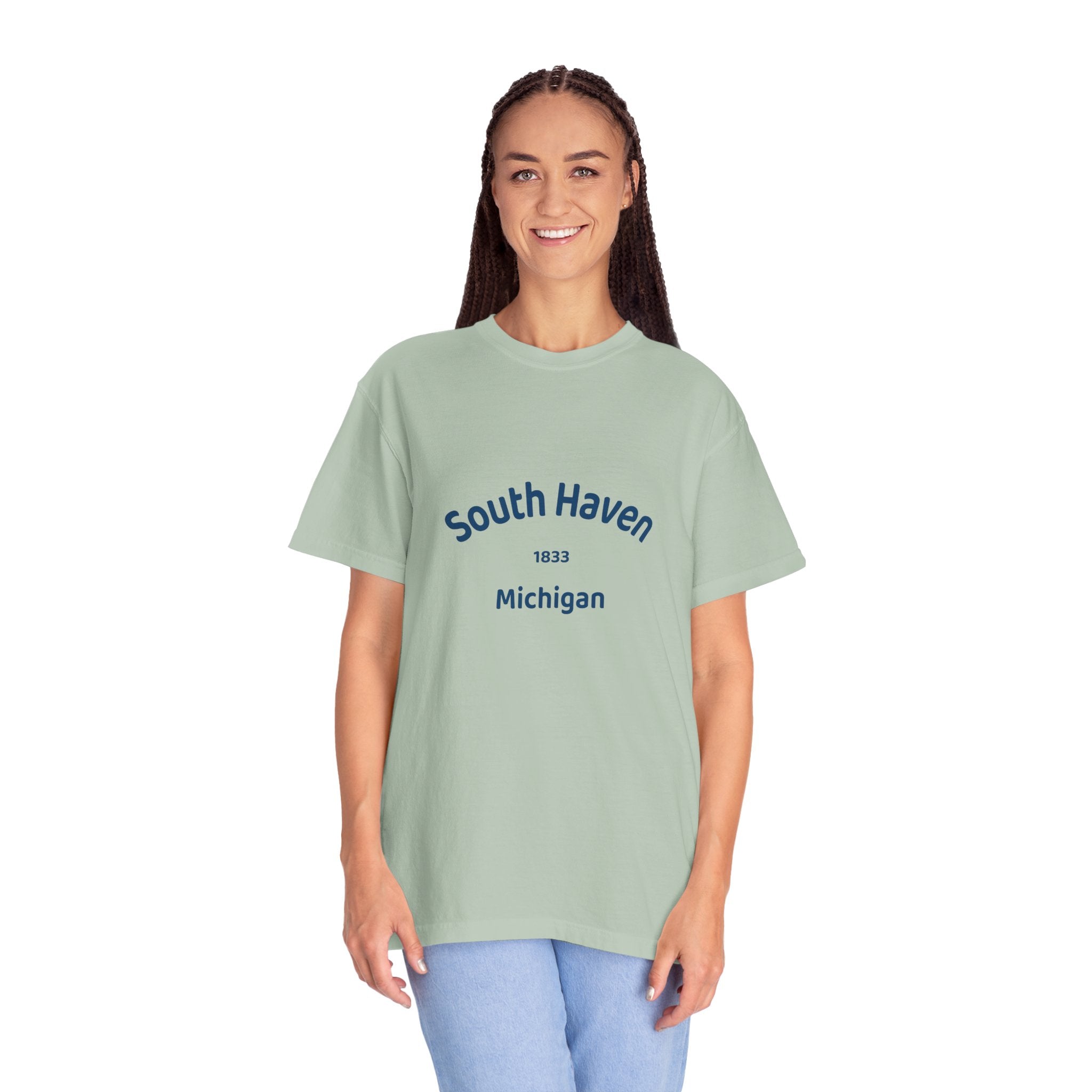 South Haven Vintage Unisex T-Shirt, Casual Summer Tee, Beach Wear, Michigan Souvenir, Gift for Him/Her