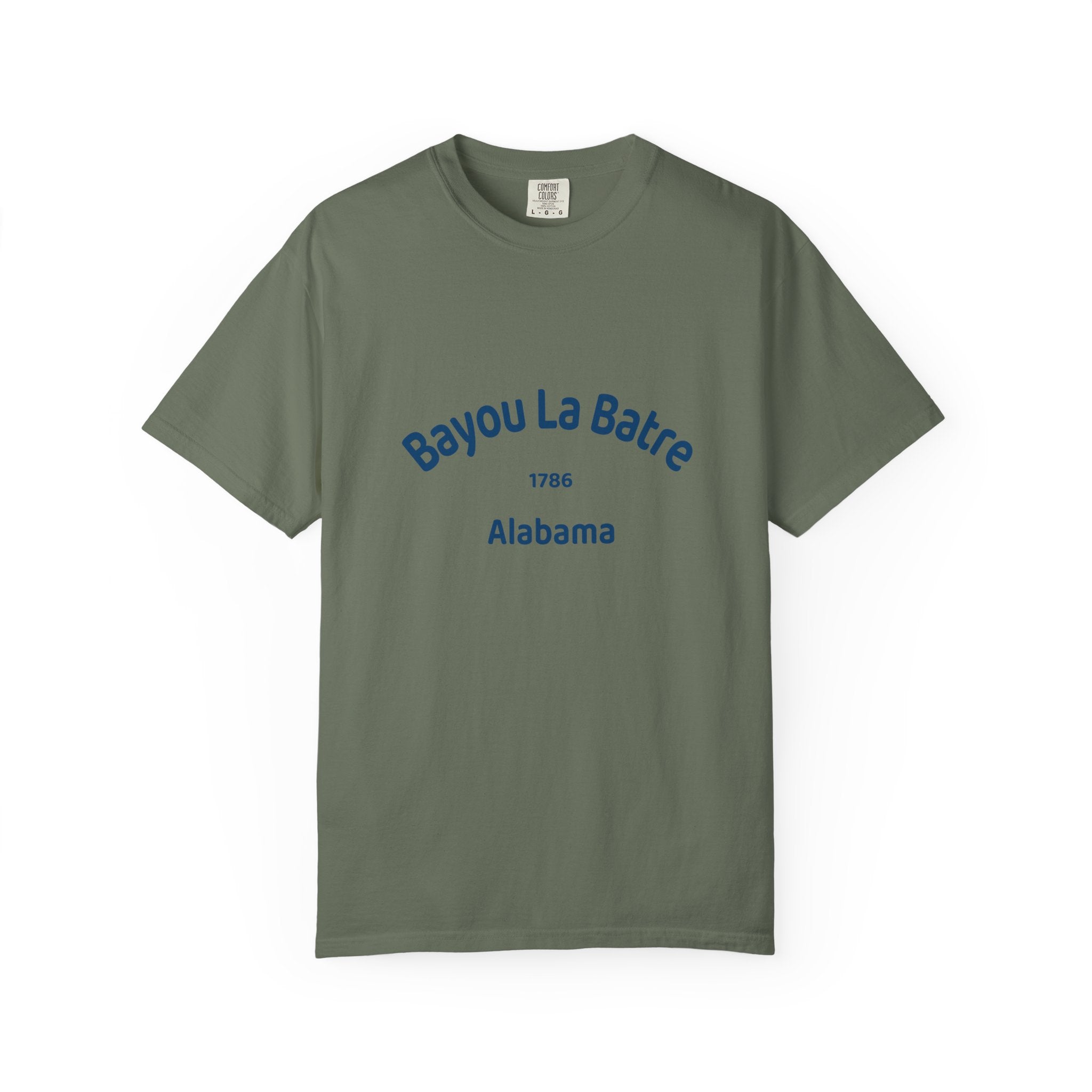Bayou La Batre T-Shirt, Unisex Garment-Dyed Tee, Coastal Souvenir Shirt, Casual Summer Wear, Gift for Beach Lovers