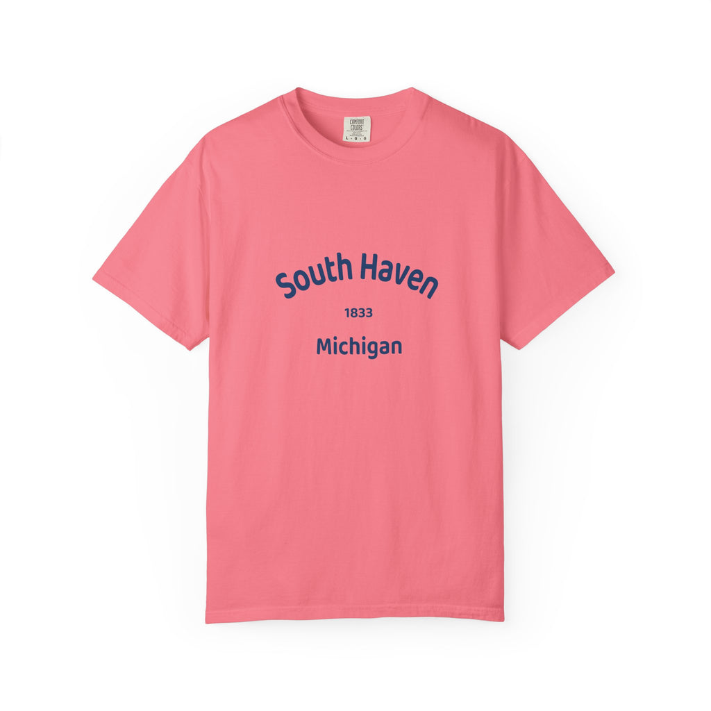 South Haven Vintage Unisex T-Shirt, Casual Summer Tee, Beach Wear, Michigan Souvenir, Gift for Him/Her
