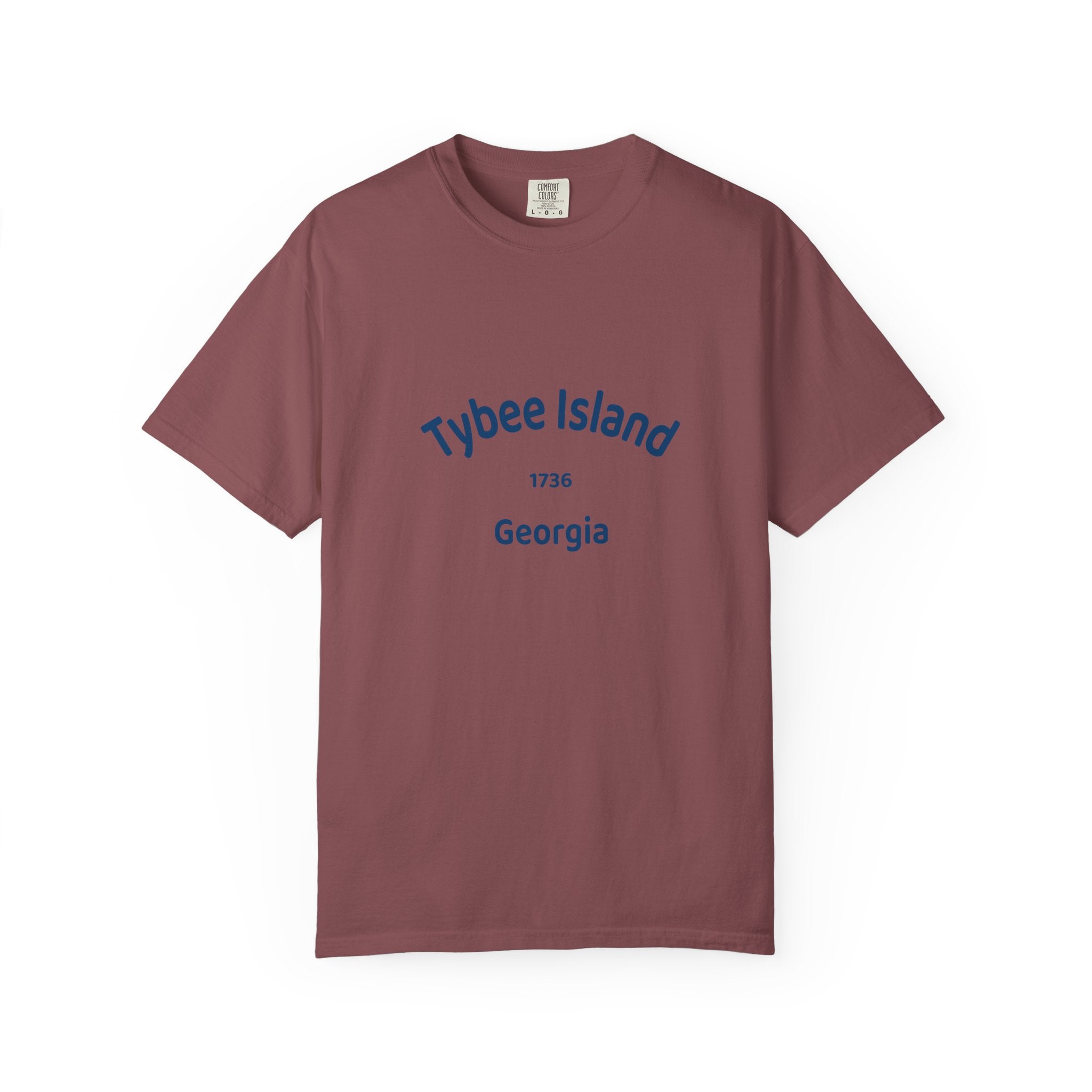 Tybee Island Garment-Dyed T-shirt | Coastal Vibe Tee for Beach Lovers, Summer Wear, Vacation Top, Gift for Travelers, Casual Style