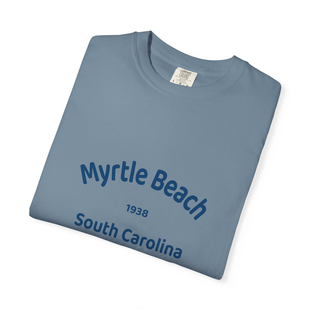 Myrtle Beach Unisex T-shirt, Relaxed Fit Tee, Vacation Souvenir Shirt, Casual Wear, Beach Lover Gift, Summer Attire
