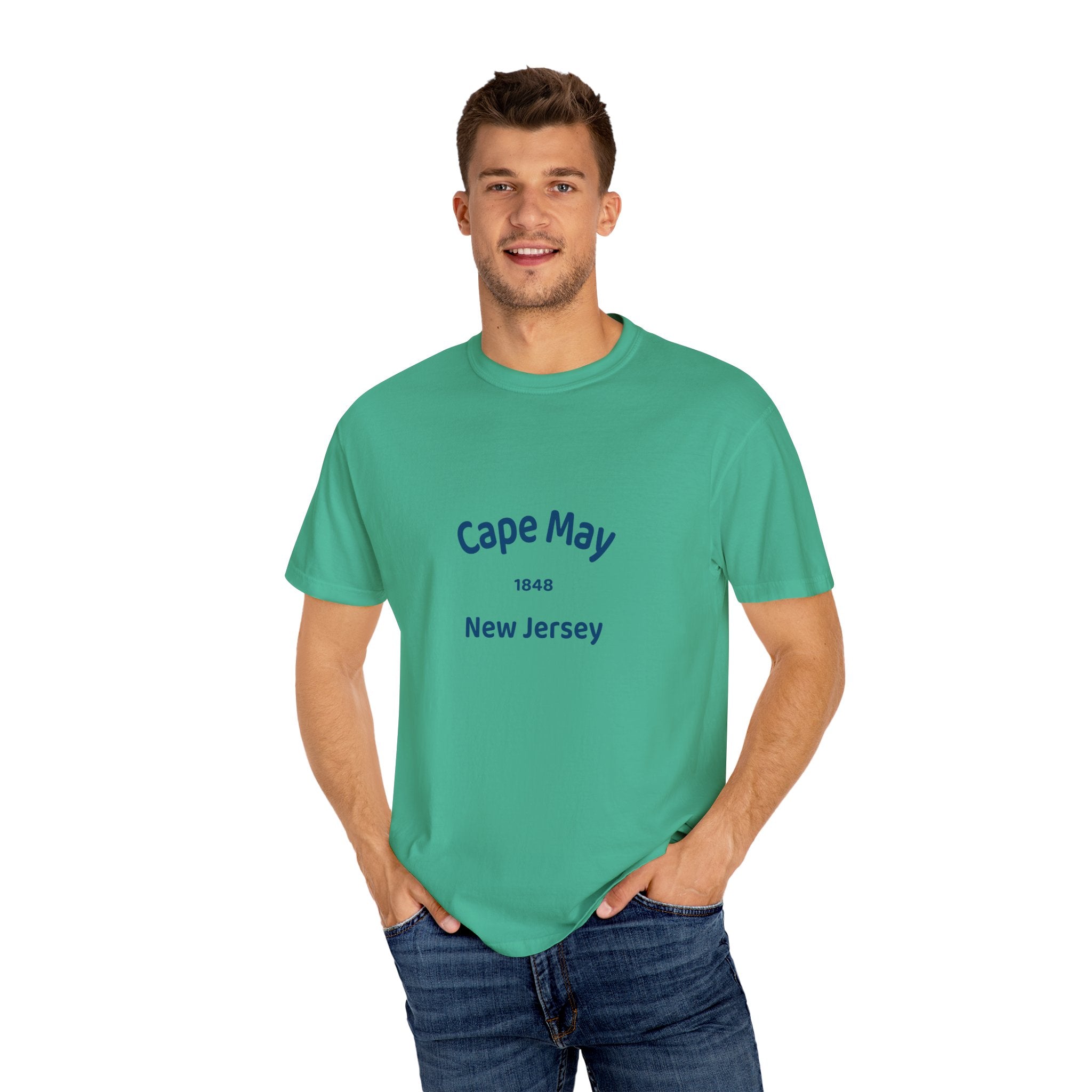 Cape May Heritage T-shirt, Vintage Style Tee, Unisex Casual Wear, NJ Vacation Souvenir, Gift for Travelers, Coastal Fashion, Summer Apparel