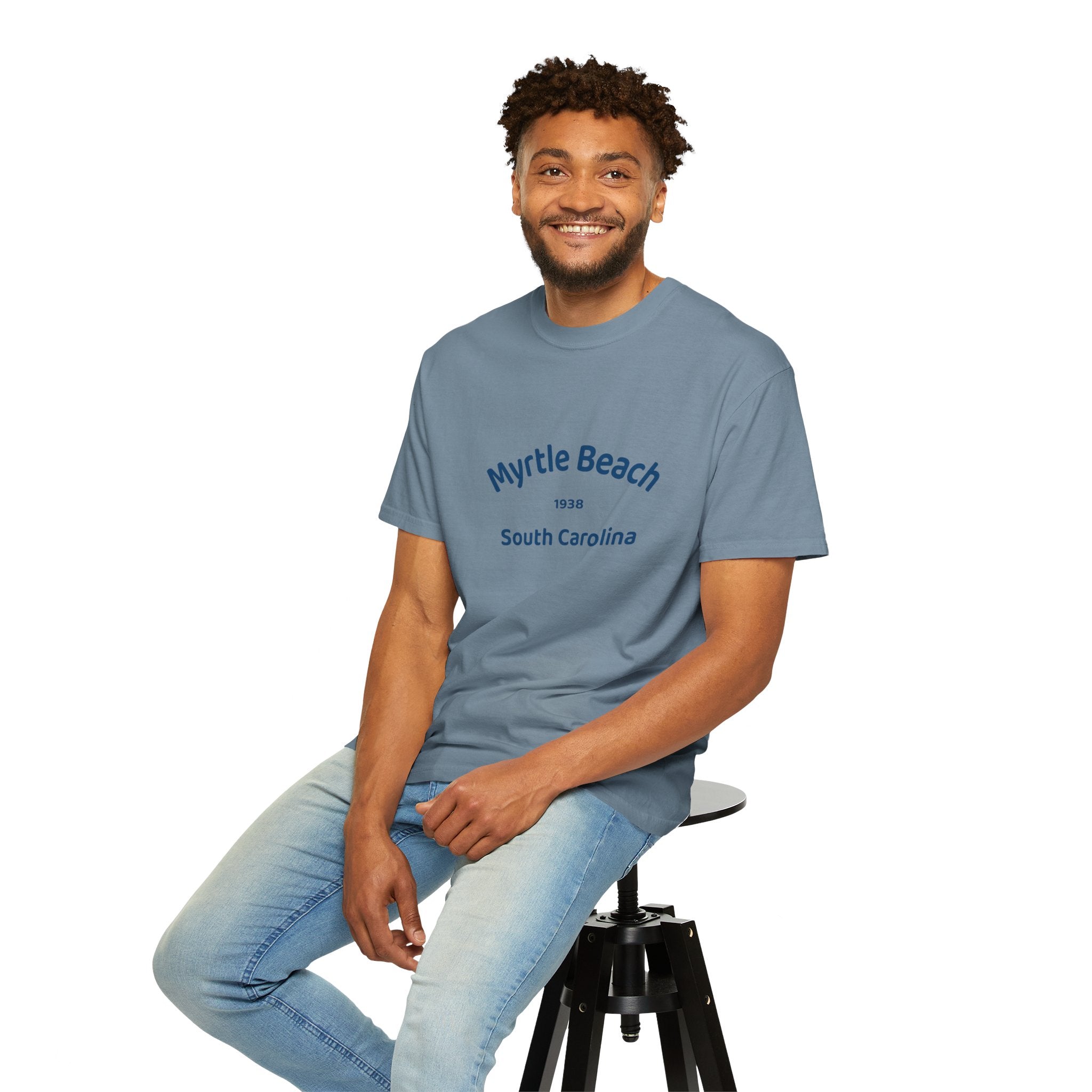 Myrtle Beach Unisex T-shirt, Relaxed Fit Tee, Vacation Souvenir Shirt, Casual Wear, Beach Lover Gift, Summer Attire