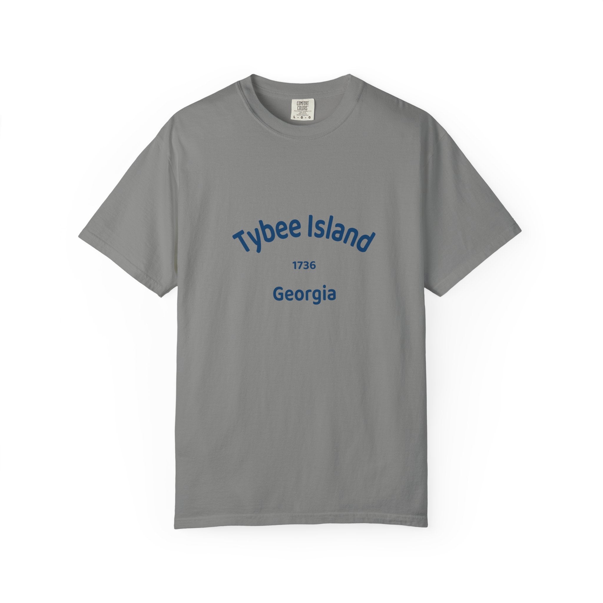 Tybee Island Garment-Dyed T-shirt | Coastal Vibe Tee for Beach Lovers, Summer Wear, Vacation Top, Gift for Travelers, Casual Style