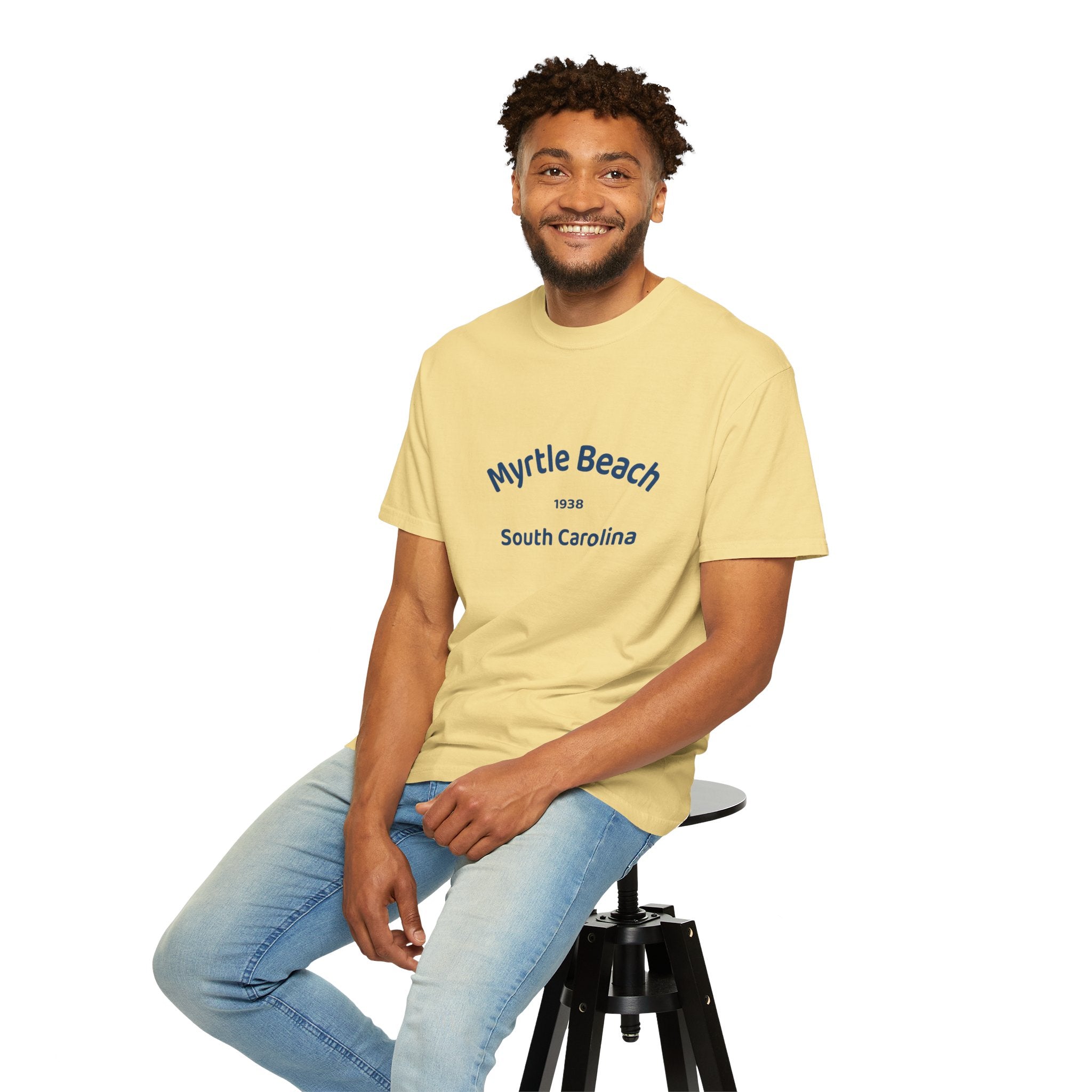 Myrtle Beach Unisex T-shirt, Relaxed Fit Tee, Vacation Souvenir Shirt, Casual Wear, Beach Lover Gift, Summer Attire