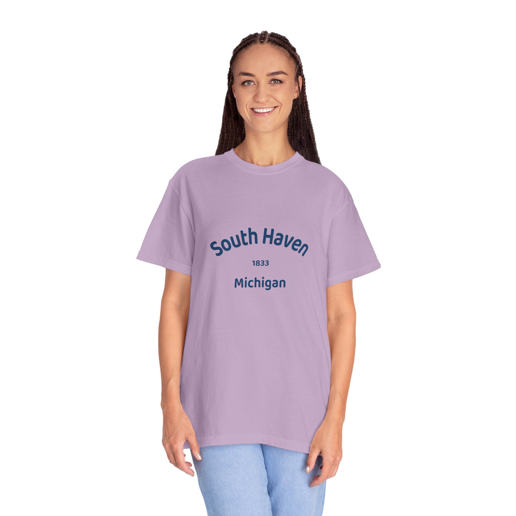 South Haven Vintage Unisex T-Shirt, Casual Summer Tee, Beach Wear, Michigan Souvenir, Gift for Him/Her