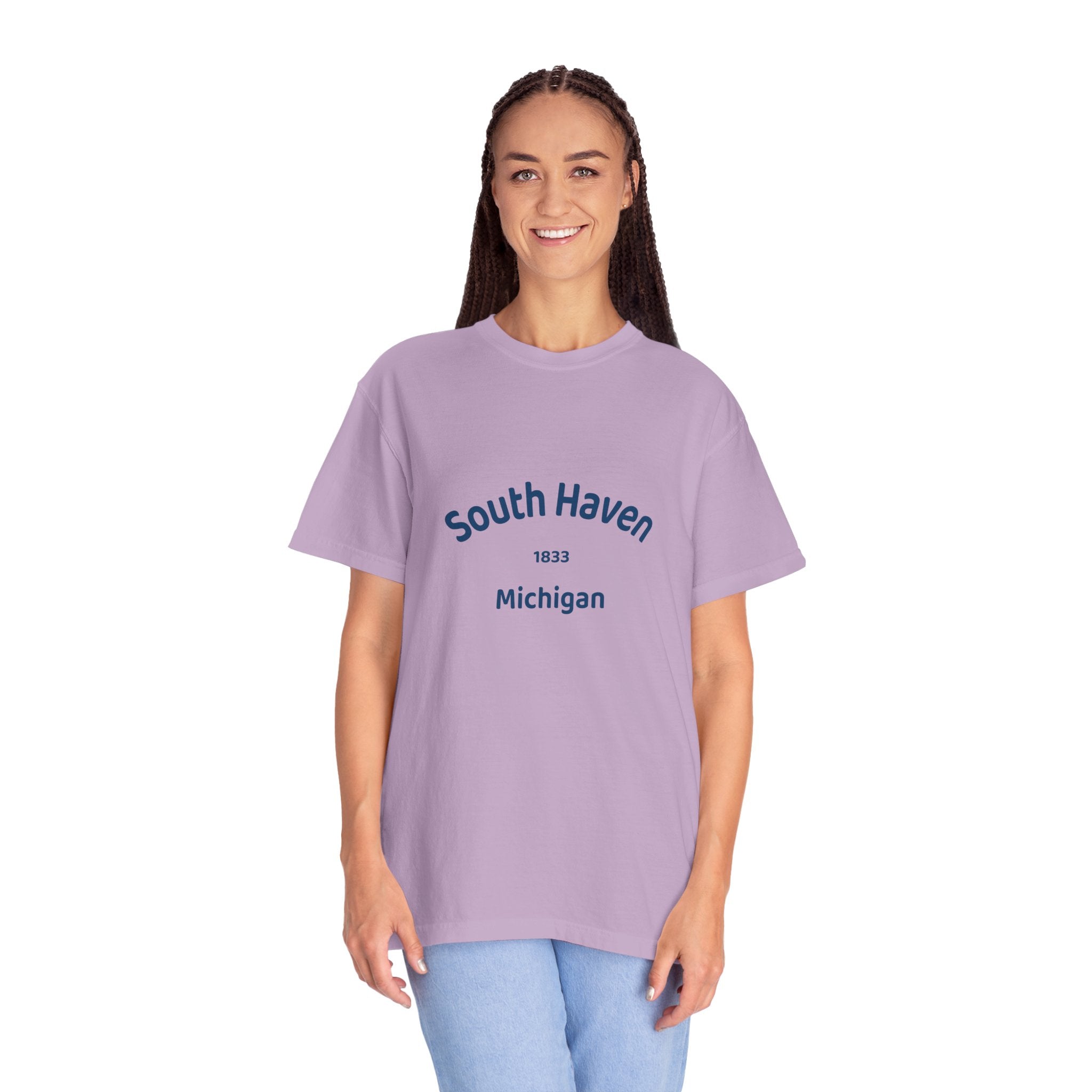South Haven Vintage Unisex T-Shirt, Casual Summer Tee, Beach Wear, Michigan Souvenir, Gift for Him/Her