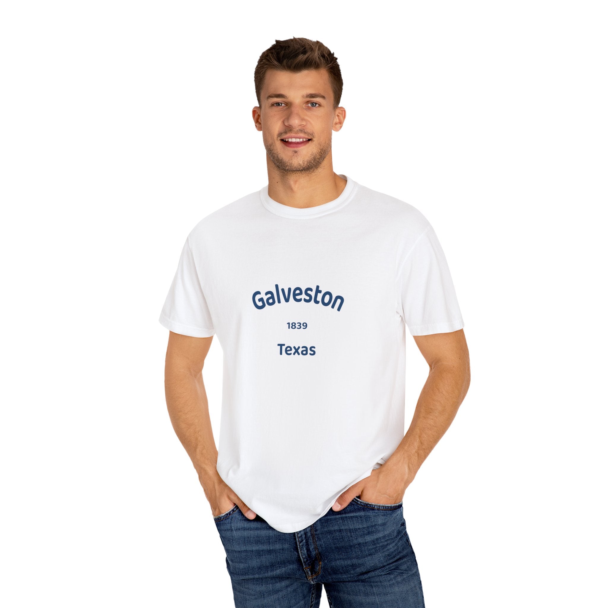Galveston Vintage T-Shirt - Coastal Style, Unisex Tee for Summer, Beachwear, Travel Souvenir, Casual Gift Idea