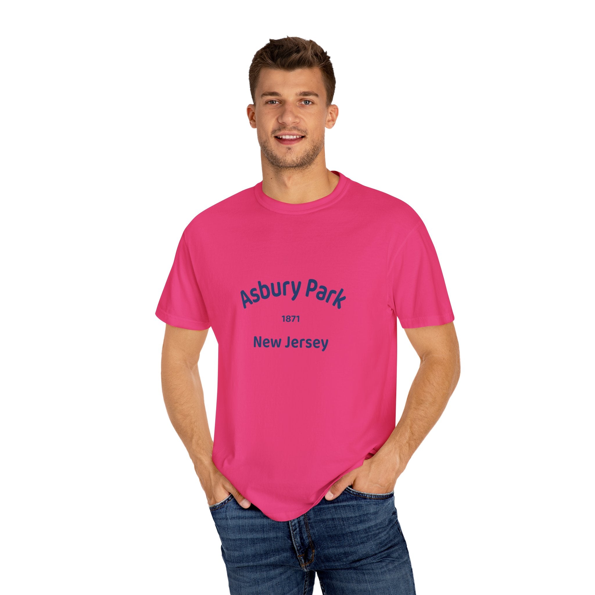 Asbury Park Vintage T-Shirt, Soft Cotton Tee, Retro Beachwear, Gift for Sea Lovers, Casual Summer Outfit, Unisex Graphic Tee