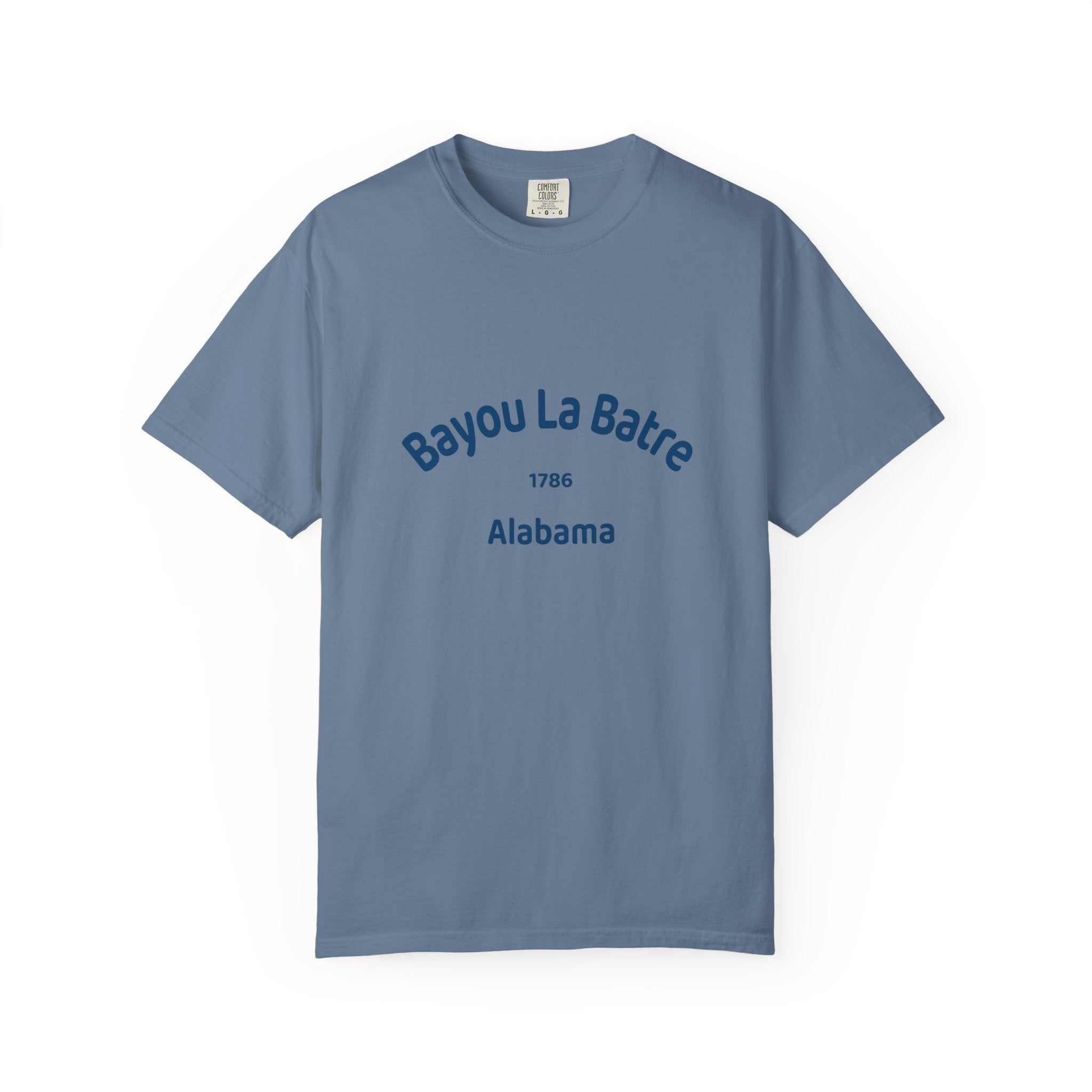 Bayou La Batre T-Shirt, Unisex Garment-Dyed Tee, Coastal Souvenir Shirt, Casual Summer Wear, Gift for Beach Lovers