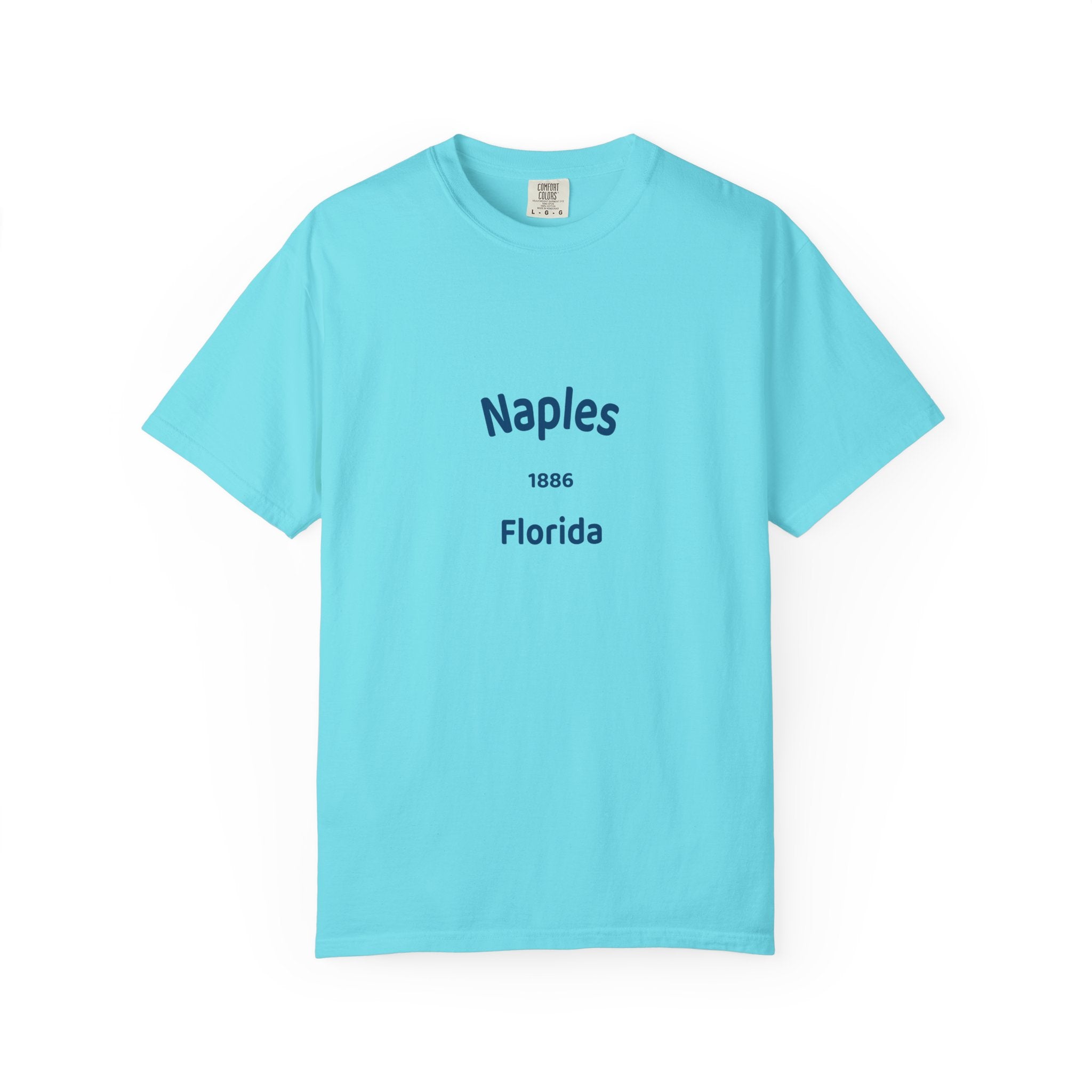 Vintage Naples Florida T-Shirt, Unisex Garment-Dyed Tee, Casual Wear, Summer Vacation, Gift for Travelers, Coastal Style
