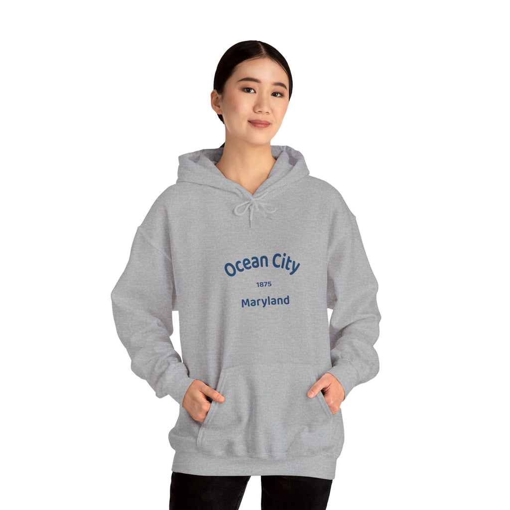 Ocean City Unisex Heavy Blend Hoodie | Cozy Sweatshirt for Beach Lovers | Birthday Gift, Travel Souvenir, Casual Wear