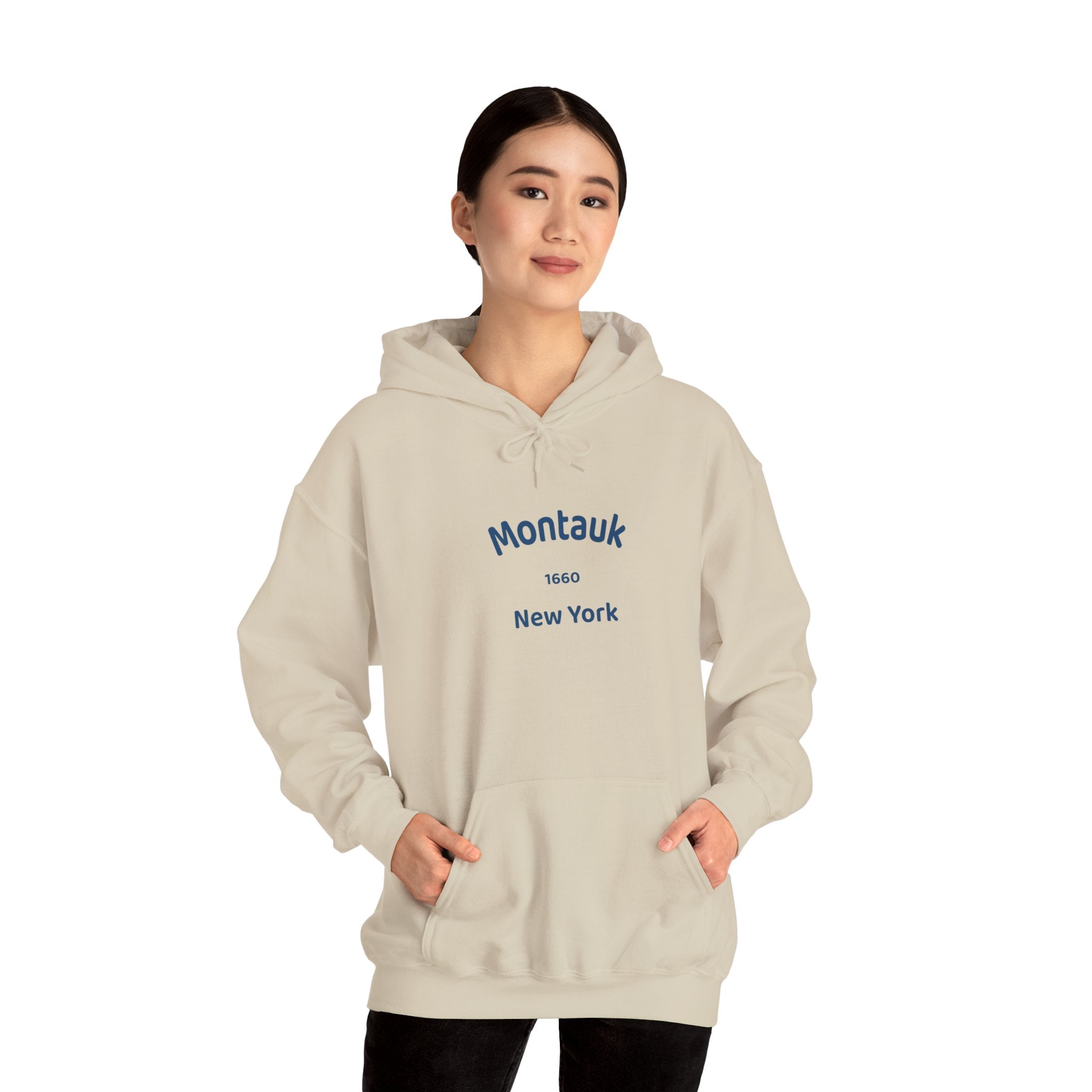 Montauk Sweatshirt: Cozy Unisex Hooded Sweatshirt for Year-Round Comfort, Perfect for Travel, Casual Outings, and Gift-Giving
