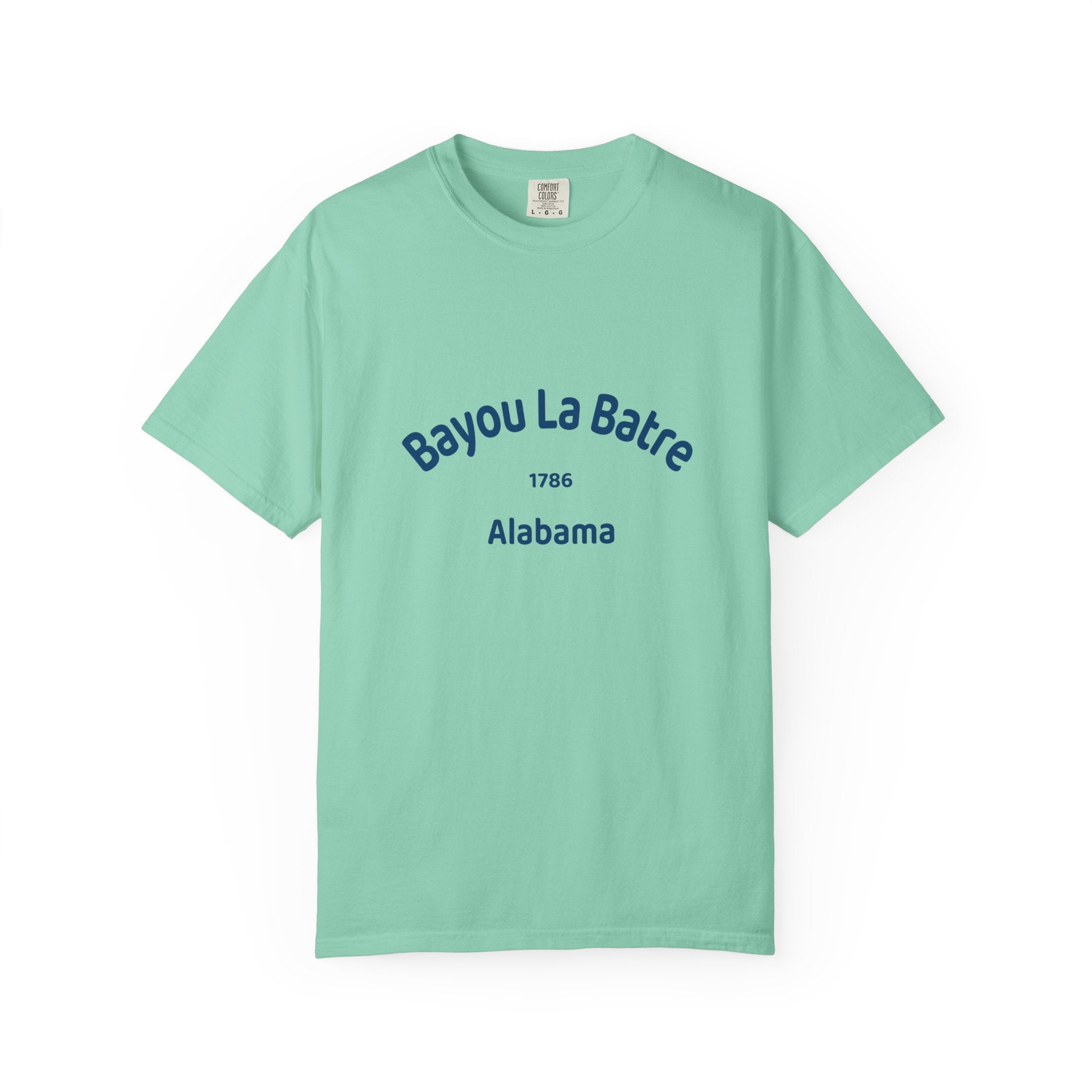 Bayou La Batre T-Shirt, Unisex Garment-Dyed Tee, Coastal Souvenir Shirt, Casual Summer Wear, Gift for Beach Lovers