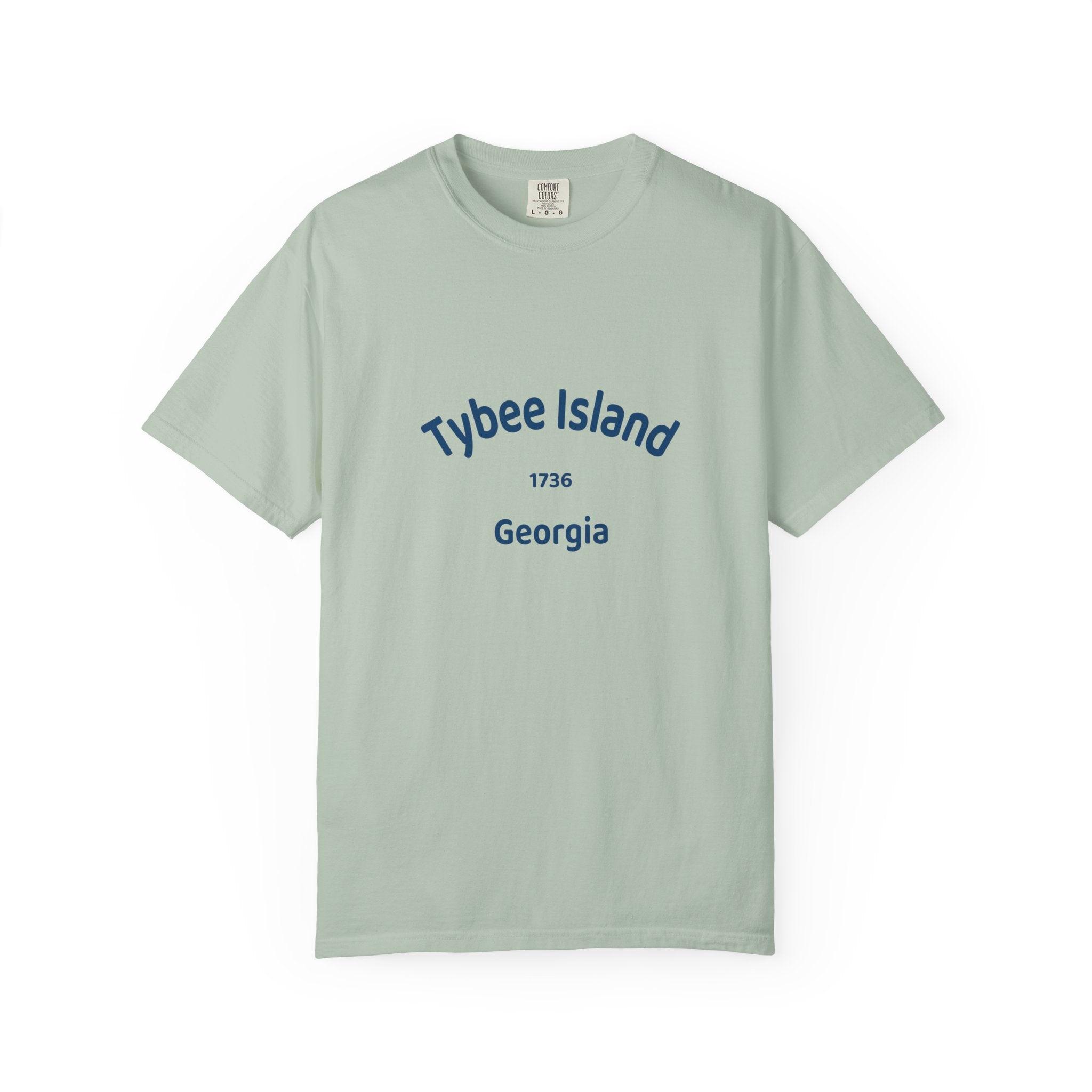 Tybee Island Garment-Dyed T-shirt | Coastal Vibe Tee for Beach Lovers, Summer Wear, Vacation Top, Gift for Travelers, Casual Style