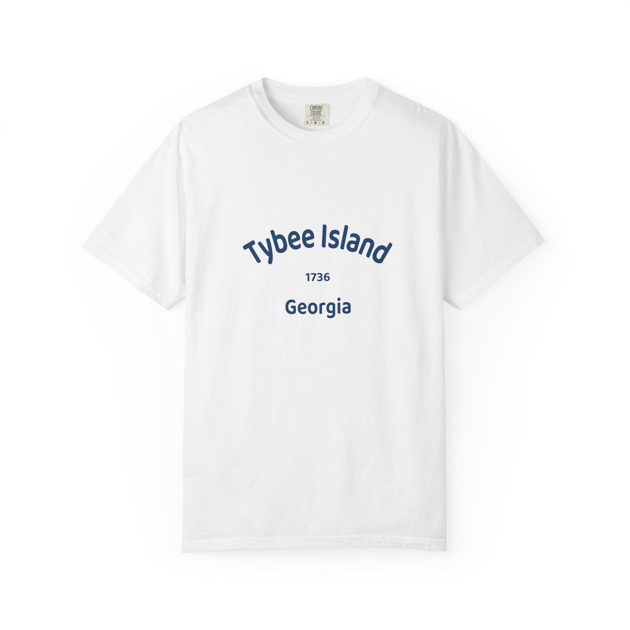 Tybee Island Garment-Dyed T-shirt | Coastal Vibe Tee for Beach Lovers, Summer Wear, Vacation Top, Gift for Travelers, Casual Style