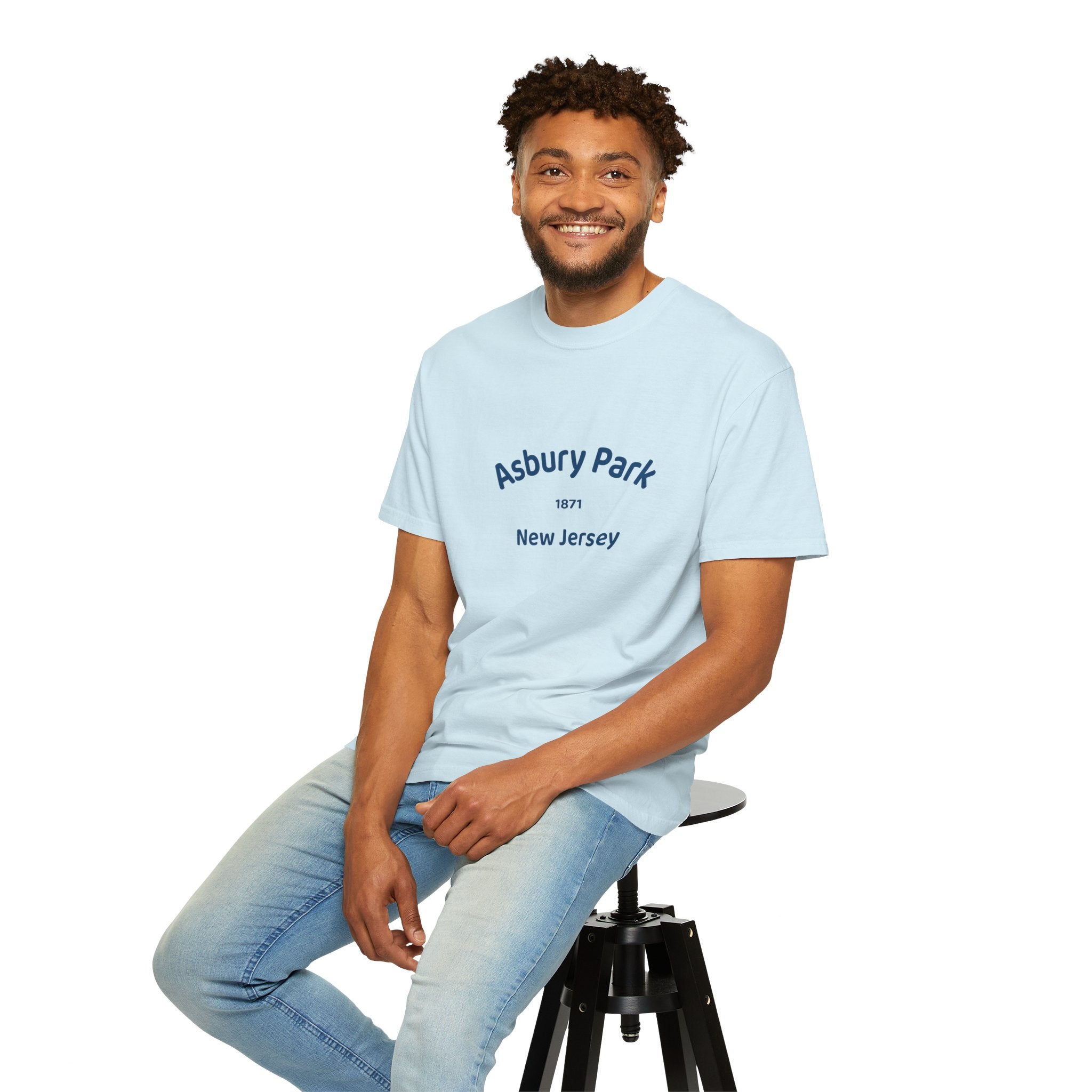 Asbury Park Vintage T-Shirt, Soft Cotton Tee, Retro Beachwear, Gift for Sea Lovers, Casual Summer Outfit, Unisex Graphic Tee