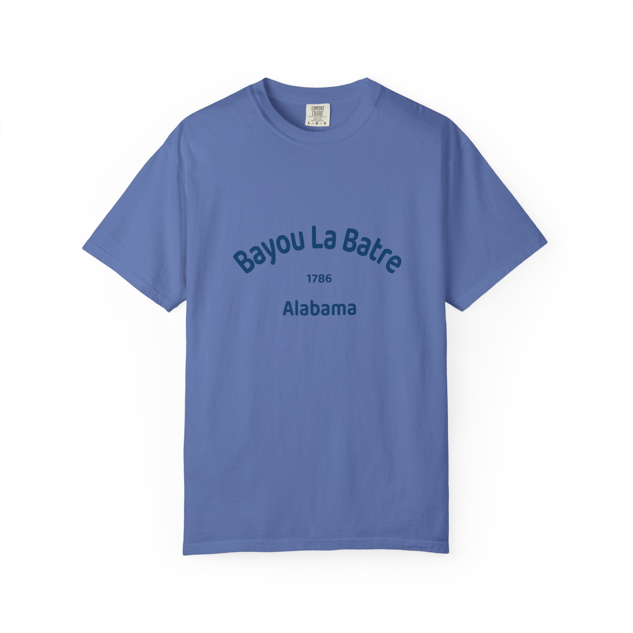 Bayou La Batre T-Shirt, Unisex Garment-Dyed Tee, Coastal Souvenir Shirt, Casual Summer Wear, Gift for Beach Lovers