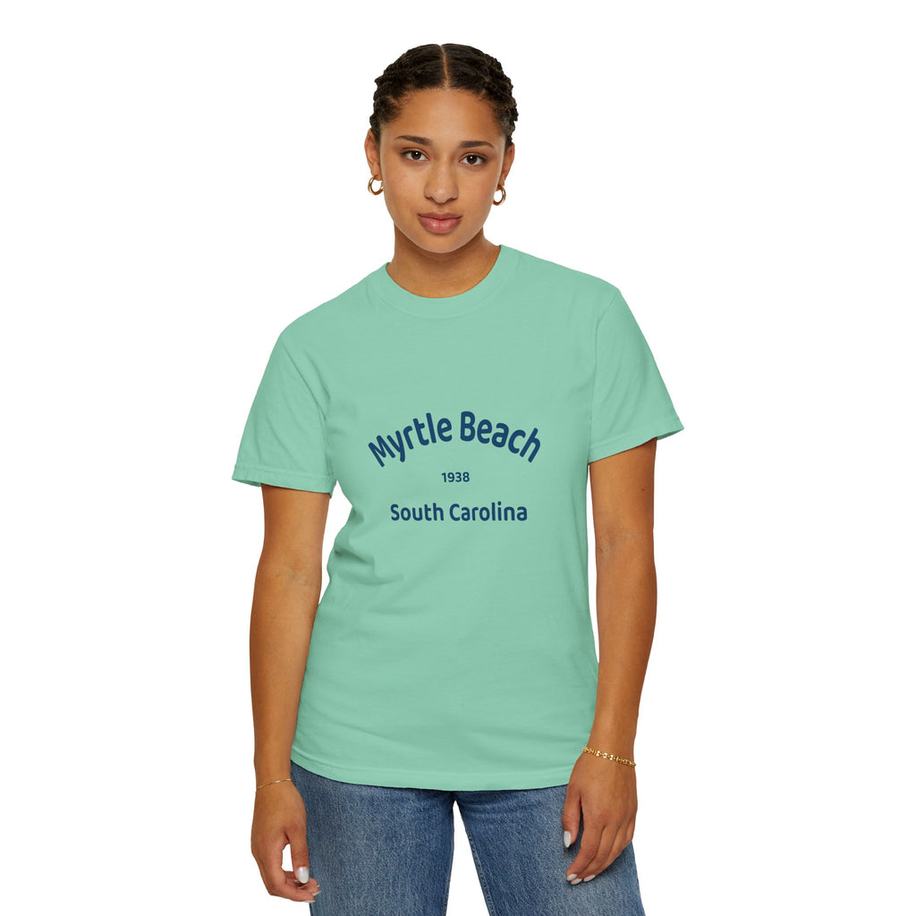 Myrtle Beach Unisex T-shirt, Relaxed Fit Tee, Vacation Souvenir Shirt, Casual Wear, Beach Lover Gift, Summer Attire