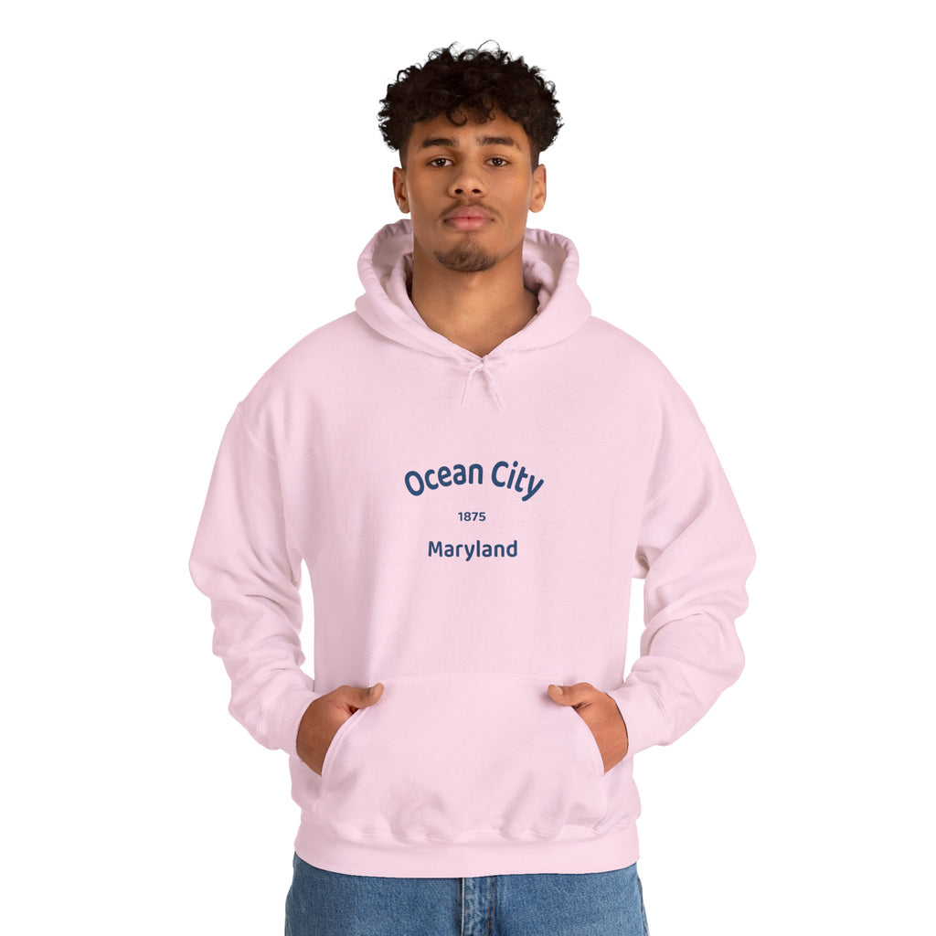 Ocean City Unisex Heavy Blend Hoodie | Cozy Sweatshirt for Beach Lovers | Birthday Gift, Travel Souvenir, Casual Wear