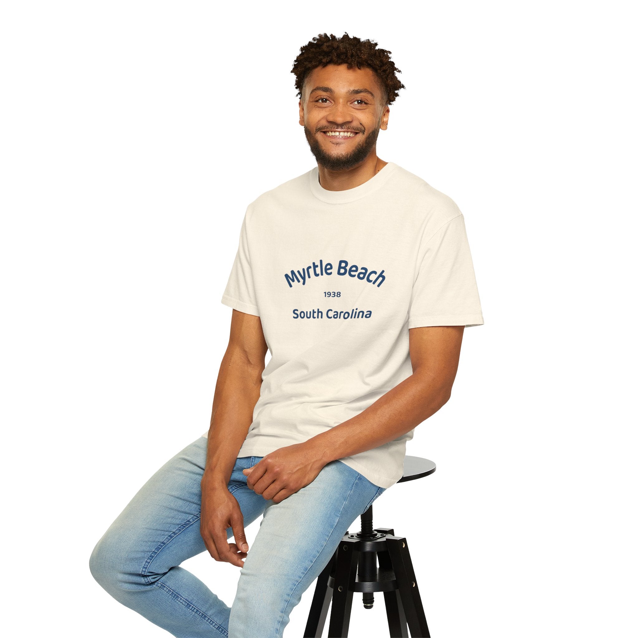 Myrtle Beach Unisex T-shirt, Relaxed Fit Tee, Vacation Souvenir Shirt, Casual Wear, Beach Lover Gift, Summer Attire